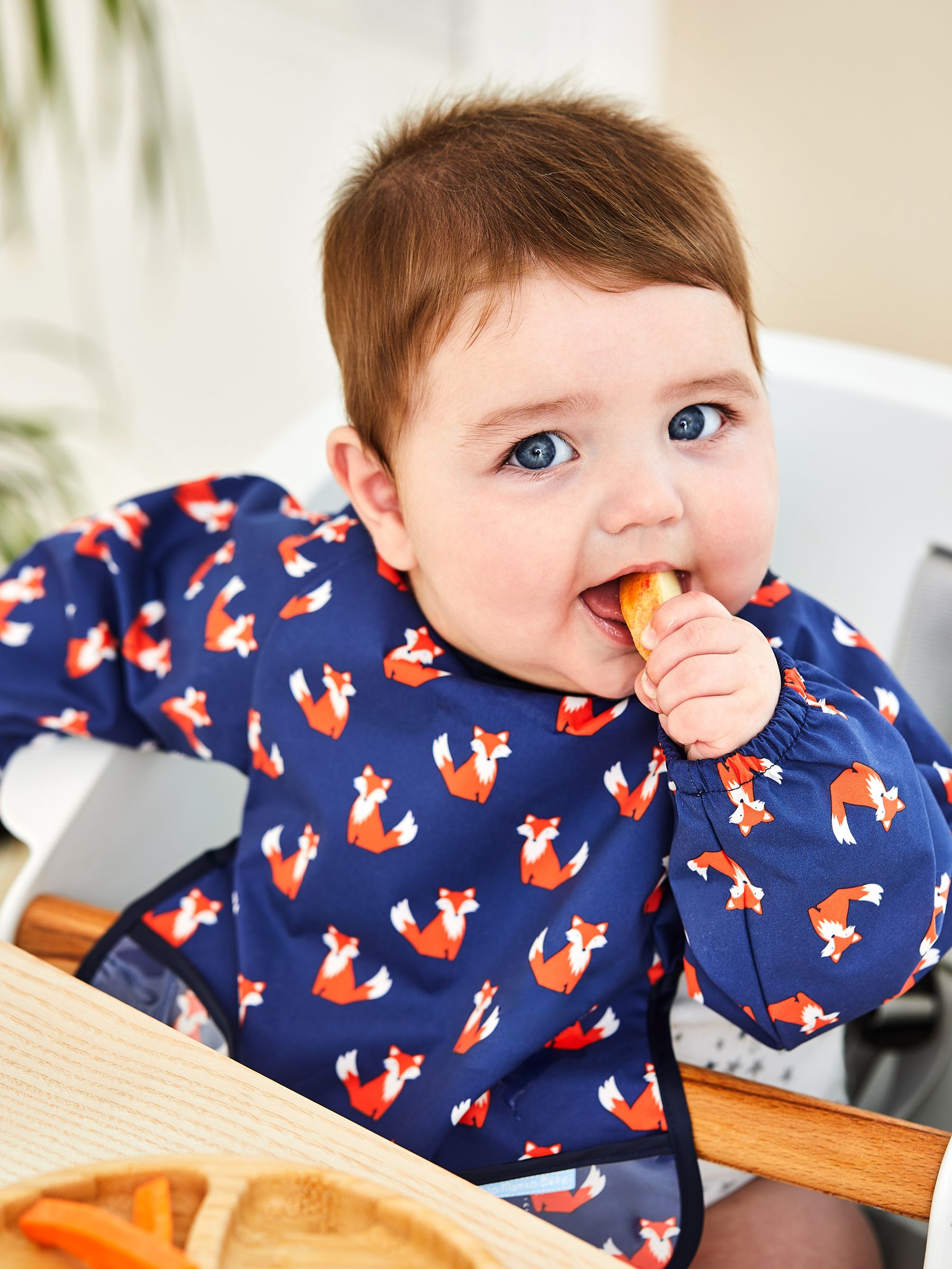 Navy Fox Deluxe Sleeved Bib - Image 1 of 3