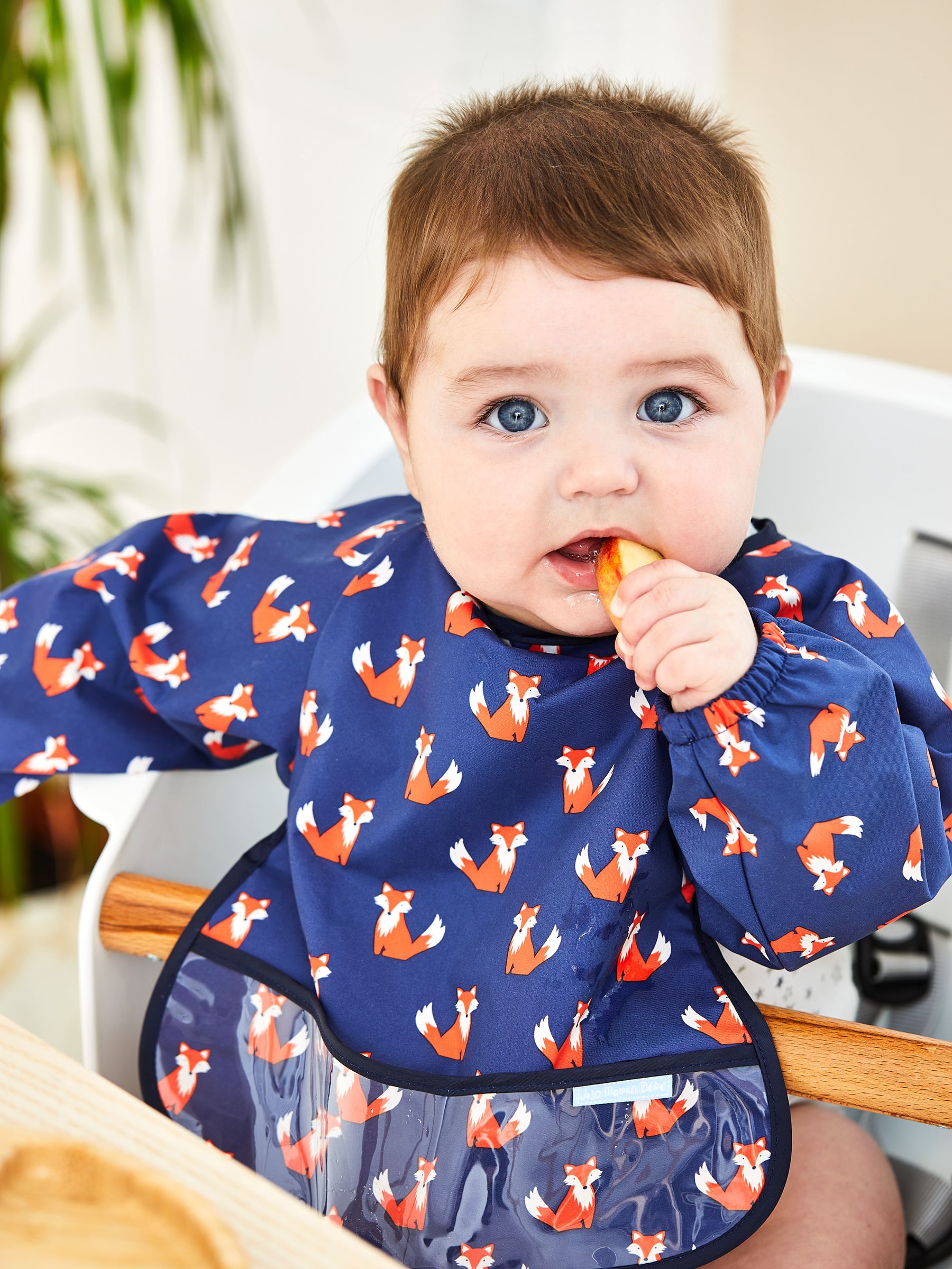 Navy Fox Deluxe Sleeved Bib - Image 2 of 3