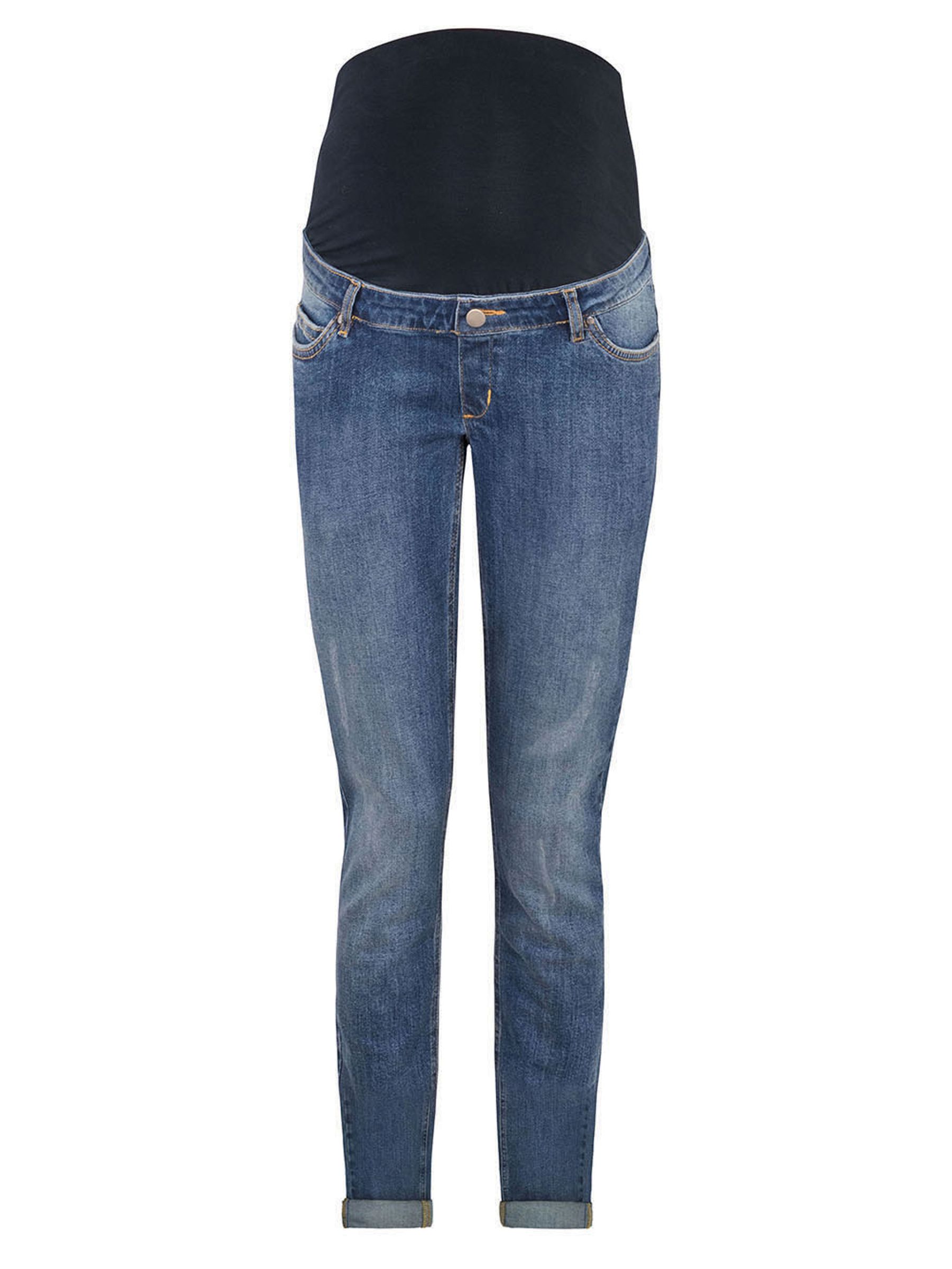Vintage Wash Slim Boyfriend Maternity Jeans - Image 7 of 7