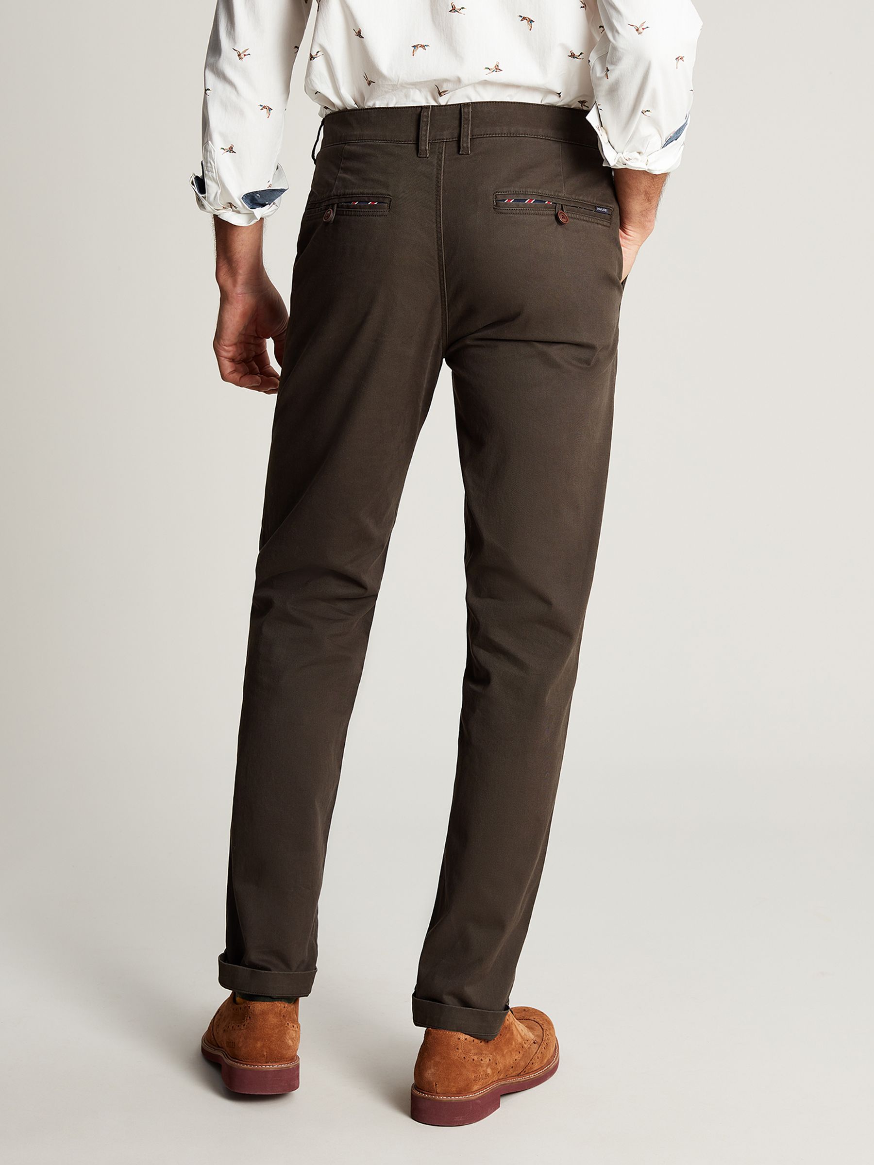 Stamford Khaki Green Slim Fit Chinos - Image 2 of 6