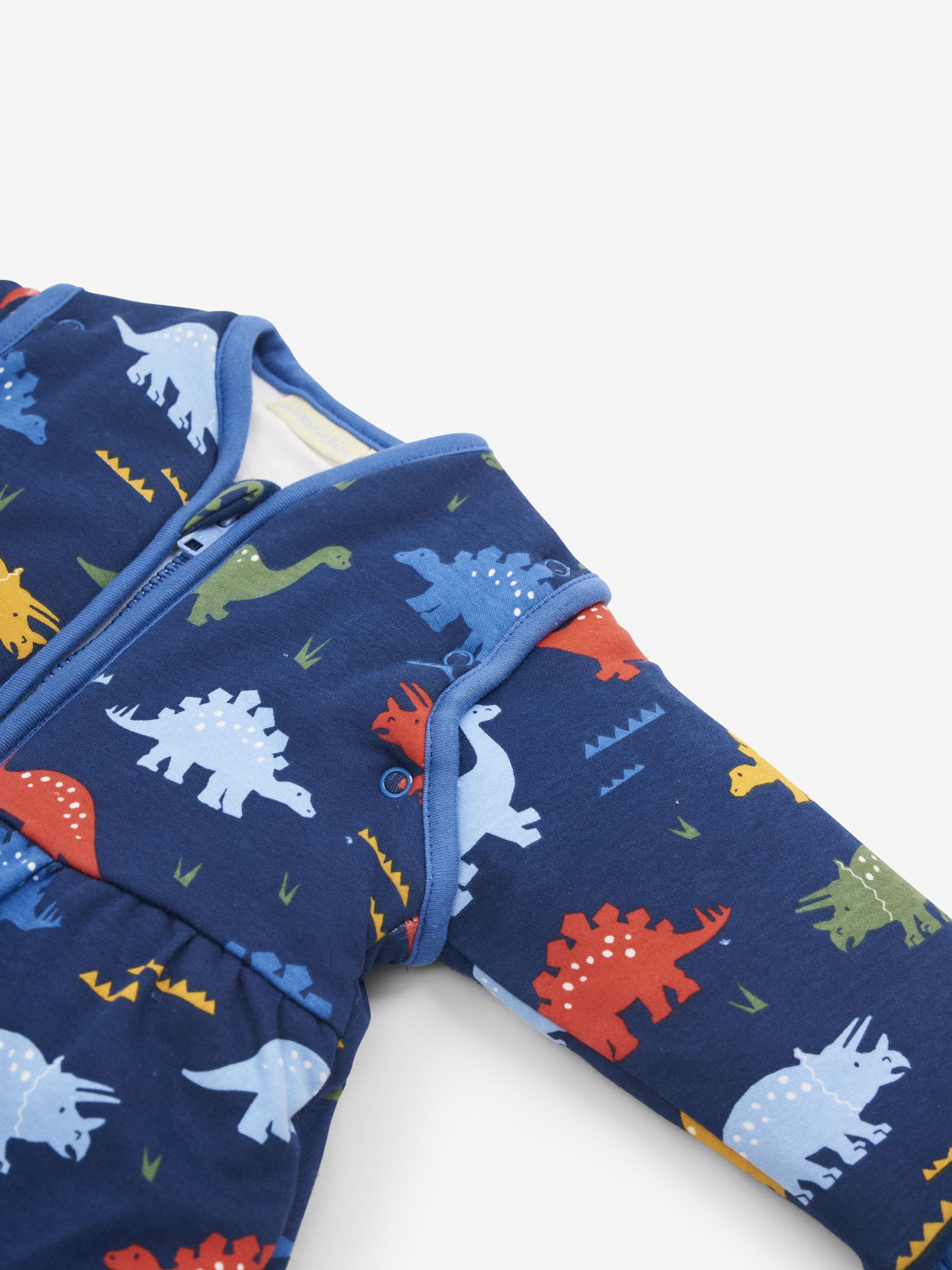 Dino Print 3.5 Tog Baby Sleeping Bag in Dinosaur - Image 3 of 3