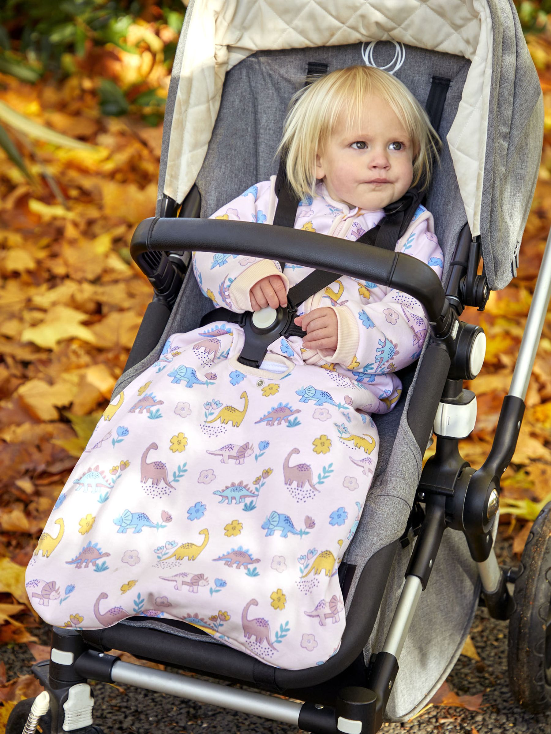 Pink Dino Tog Travel Baby Sleeping Bag JoJo Maman Bébé