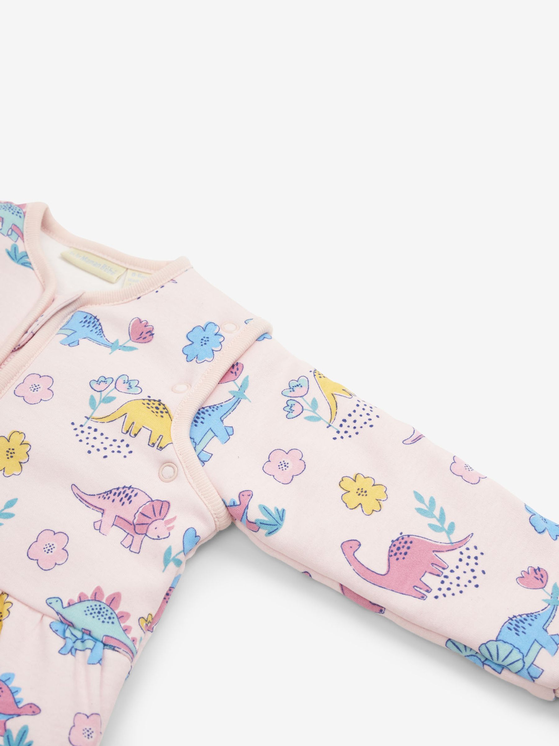 Pink Dino 2.5 Tog Travel Baby Sleeping Bag - Image 3 of 5