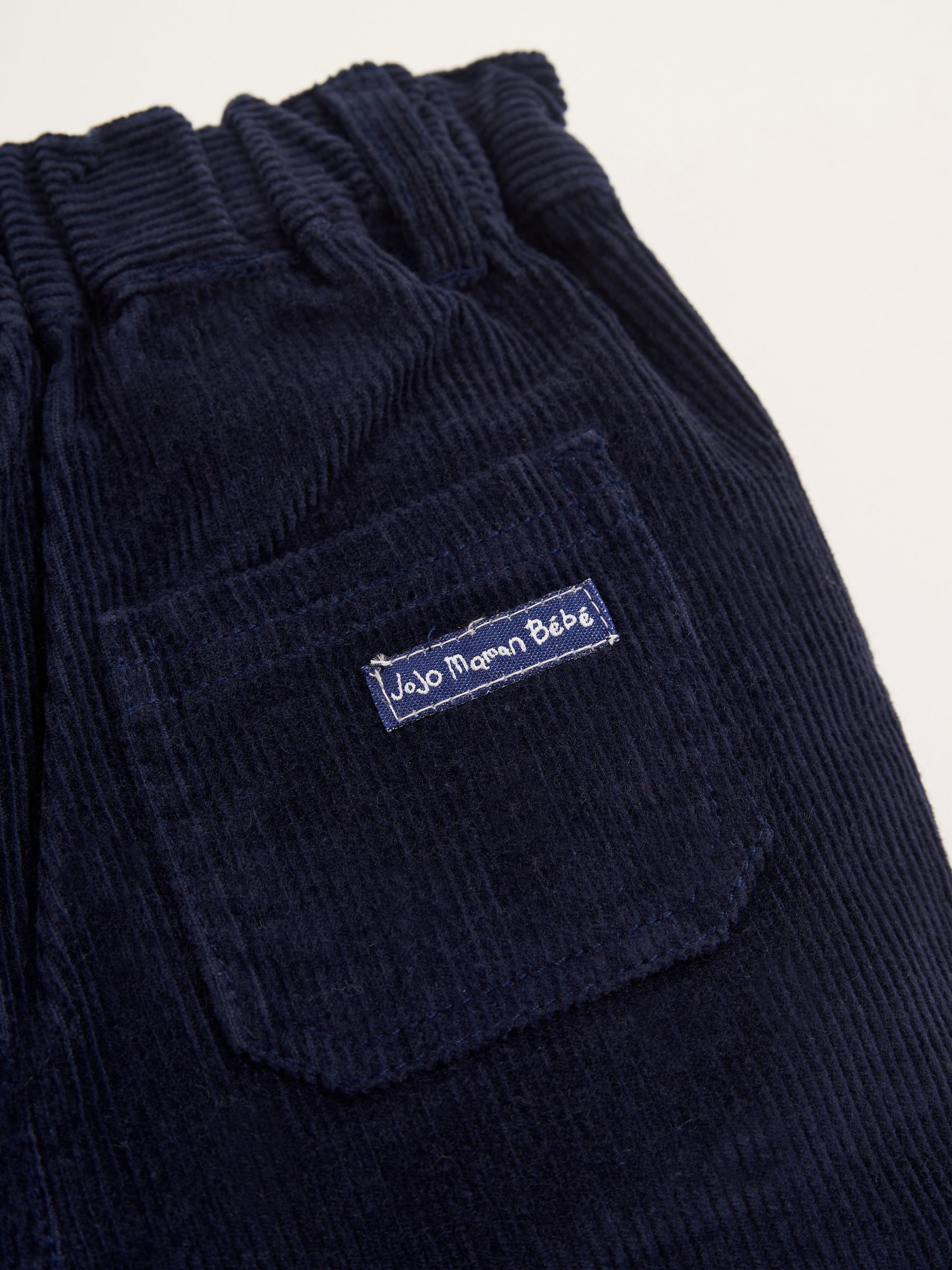Navy Blue Classic Cord Trousers - Image 5 of 6