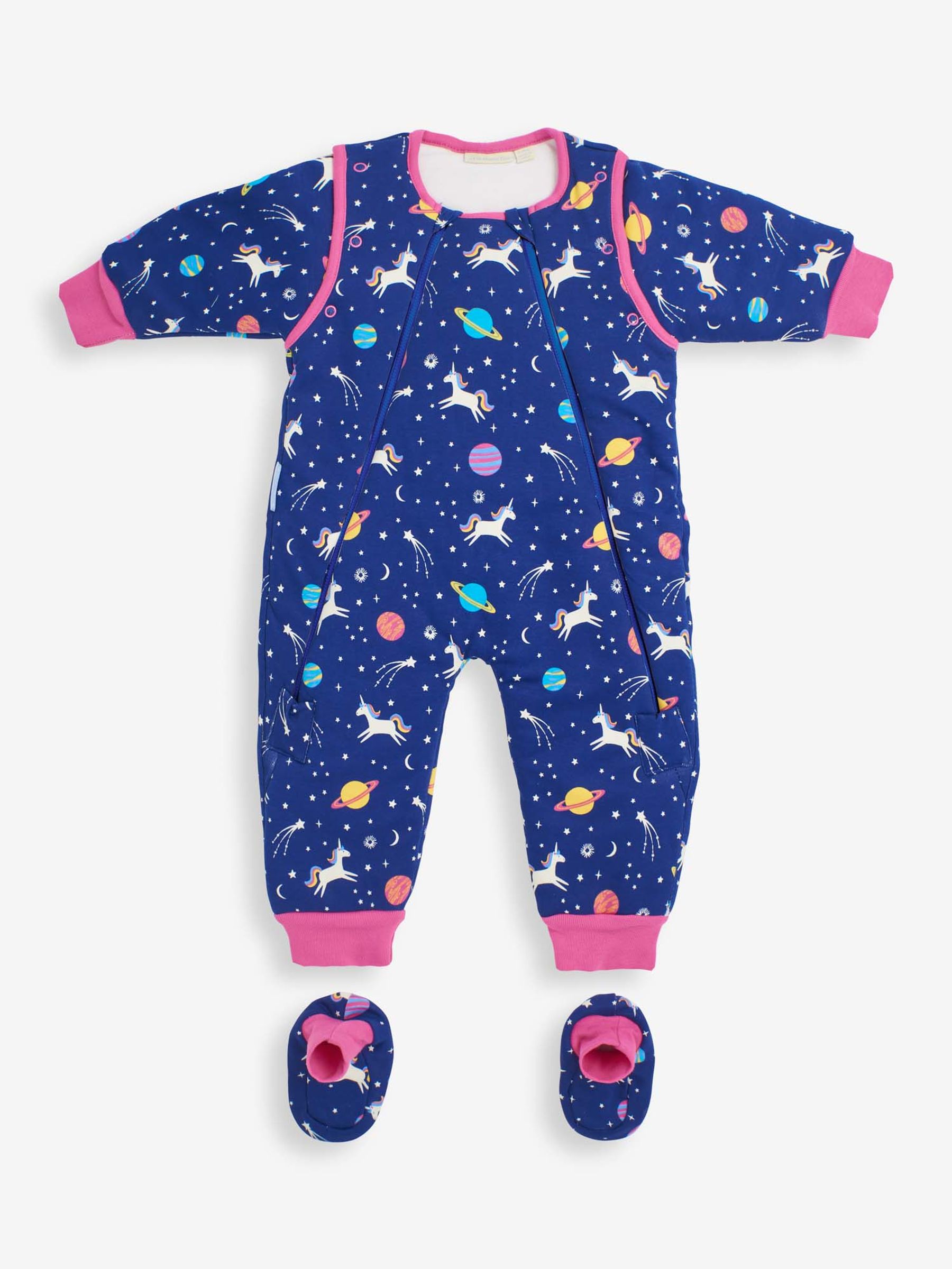 Glow-in-the-Dark Print 2.5 Tog Sleep Snuggler in Unicorn - Image 1 of 3
