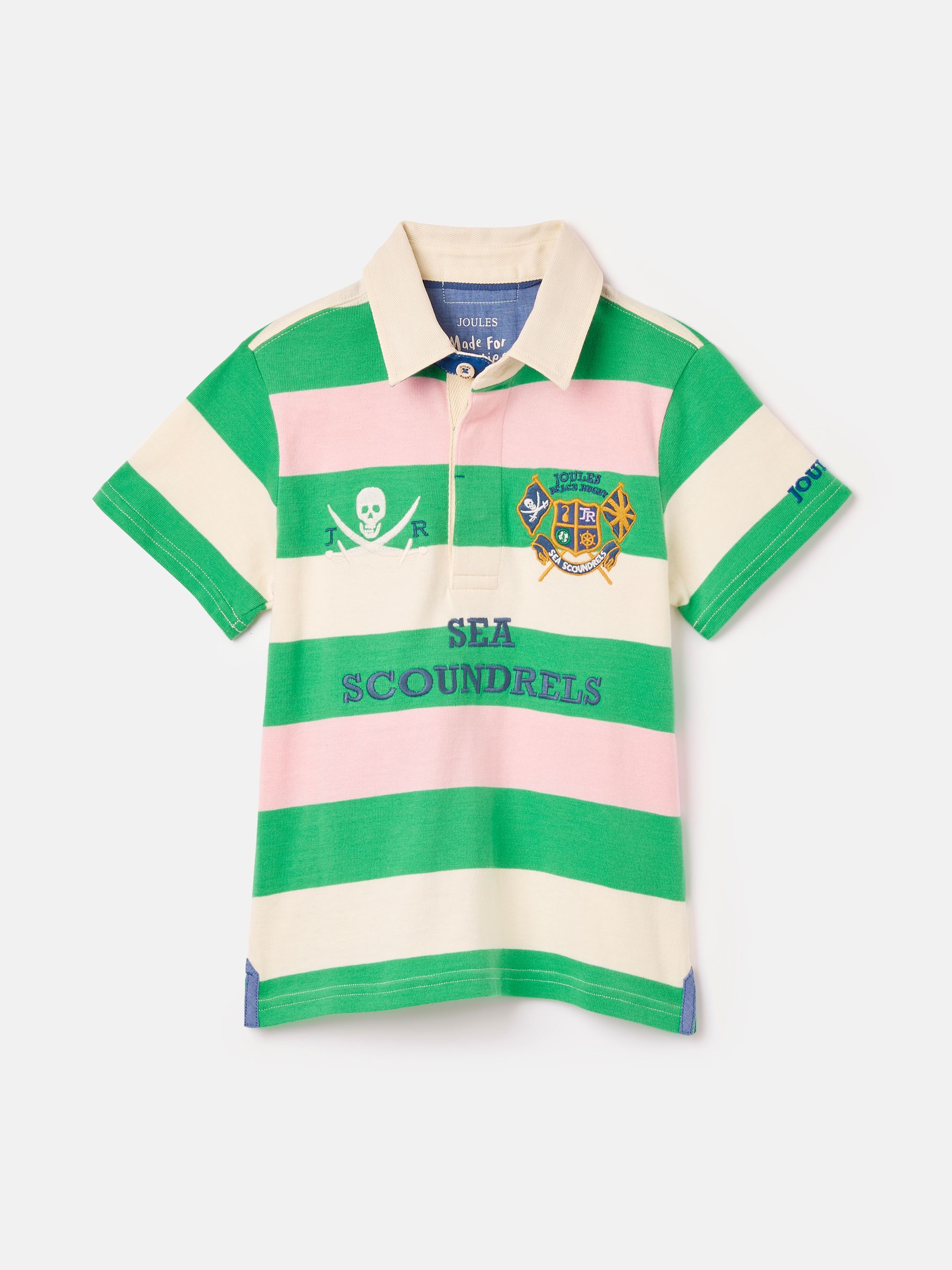 Boys' Tournament Green Rugby Jersey Polo Shirt - Image 1 of 6