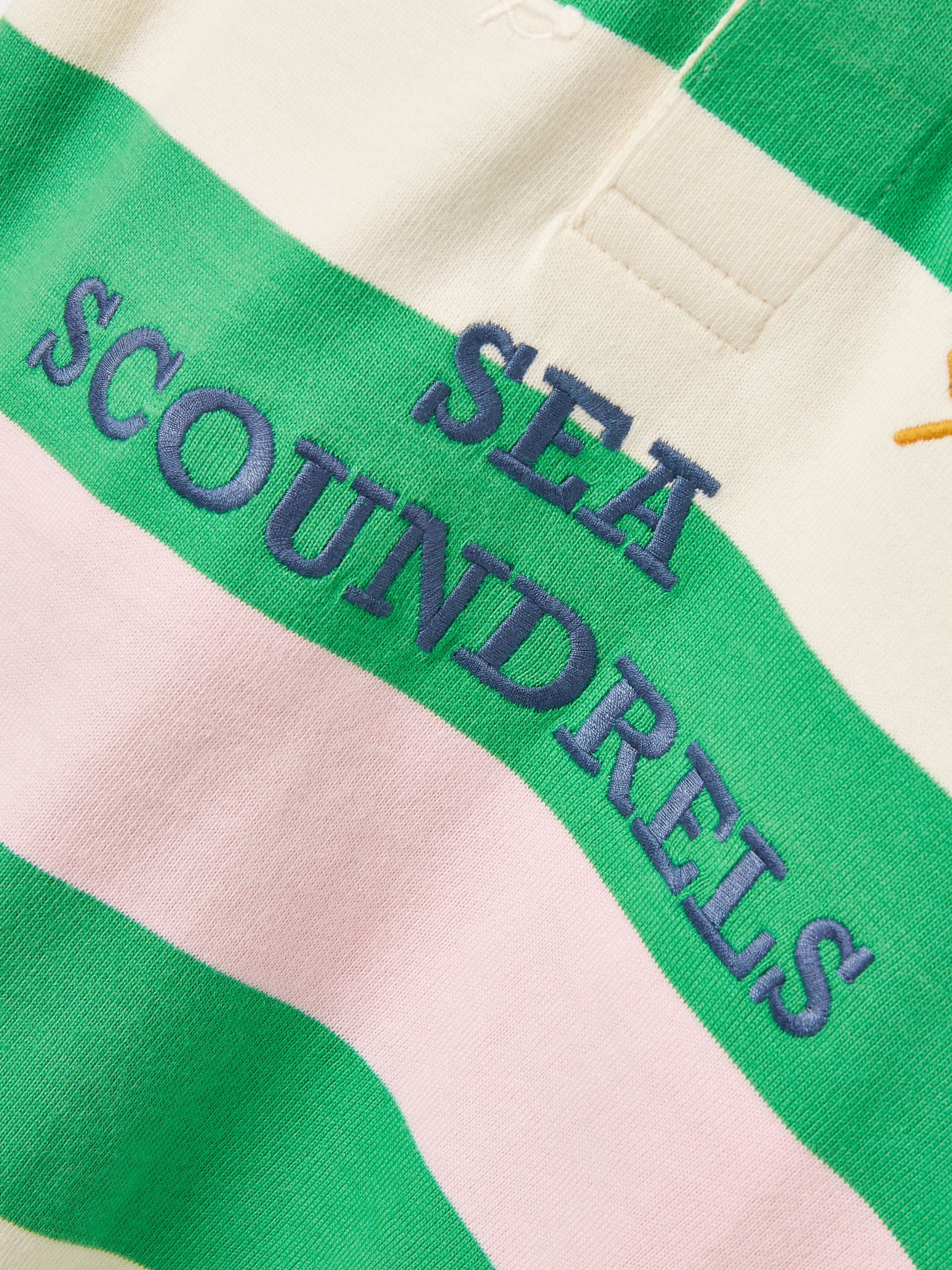 Boys' Tournament Green Rugby Jersey Polo Shirt - Image 6 of 6
