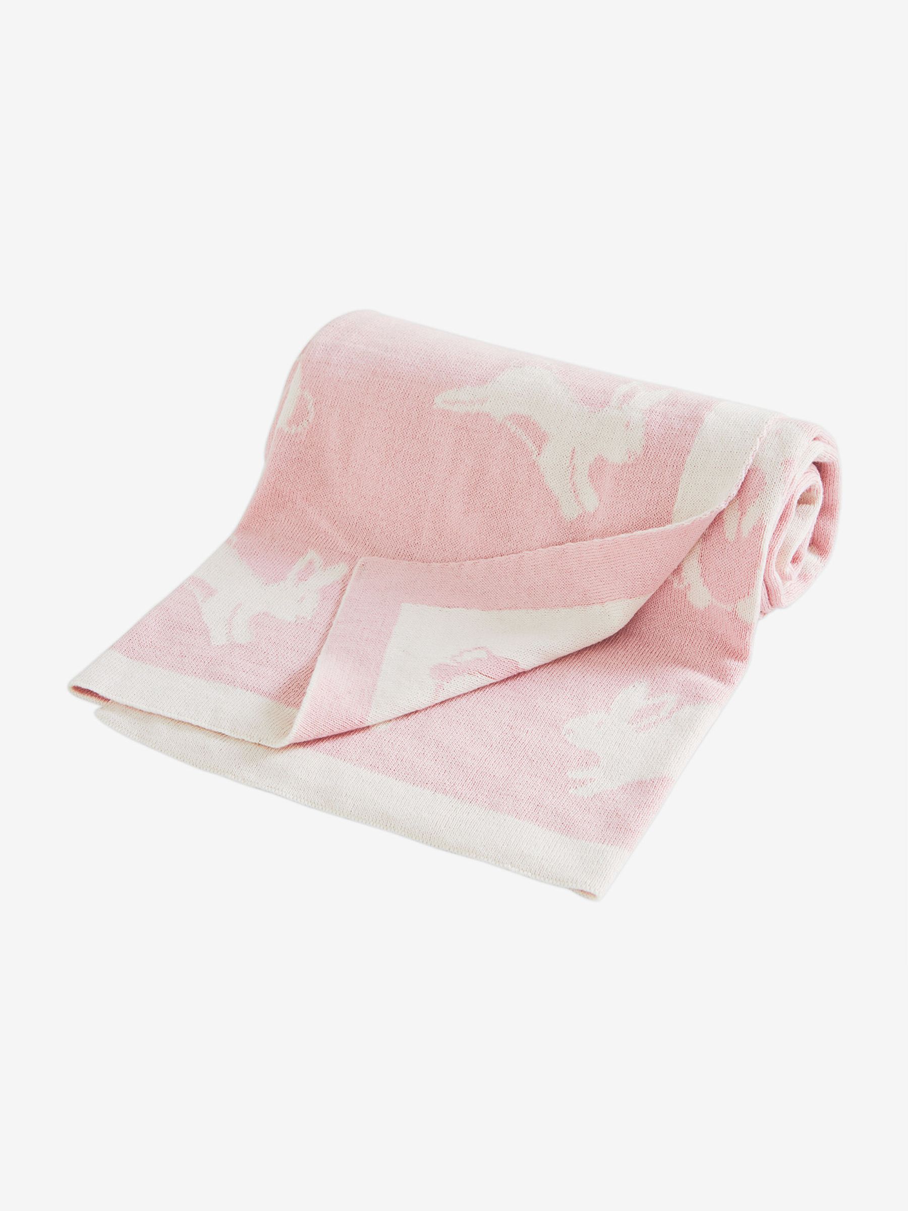 Pink Bunny Knit Shawl - Image 4 of 4