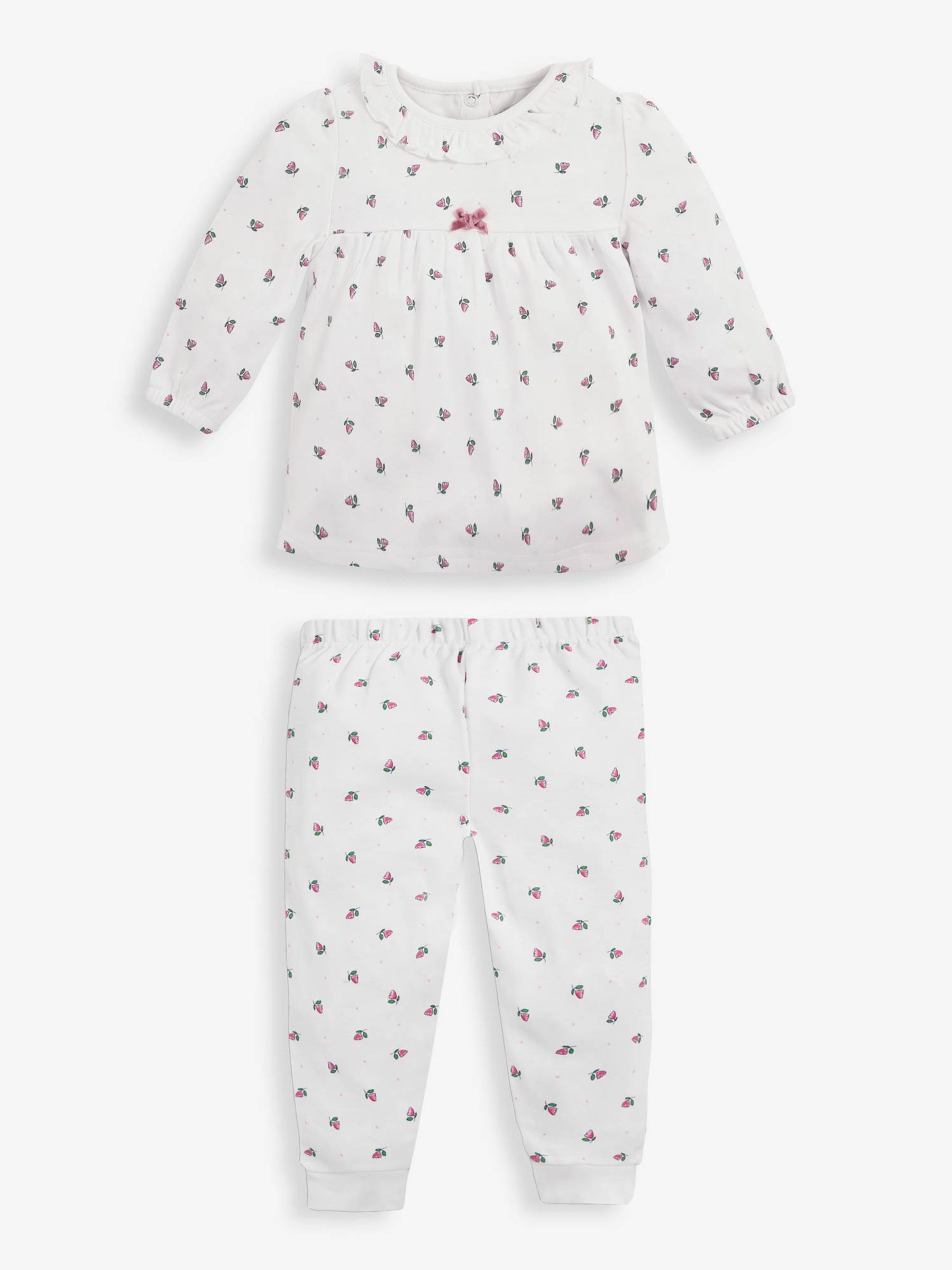 Pretty Print Jersey Pyjamas in Bud - Image 1 of 6