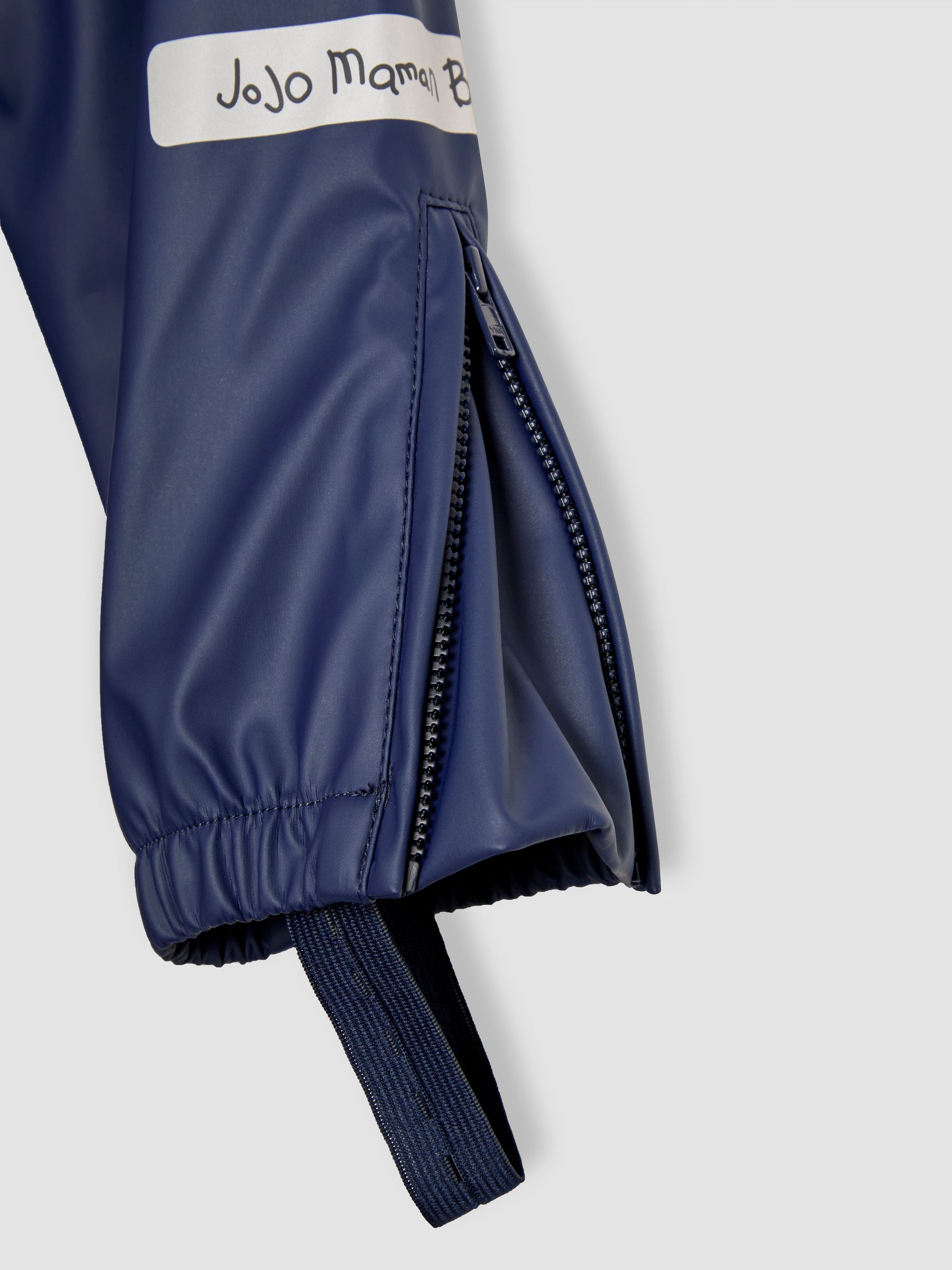 Navy Blue Pack-Away Waterproof Trousers - Image 4 of 4