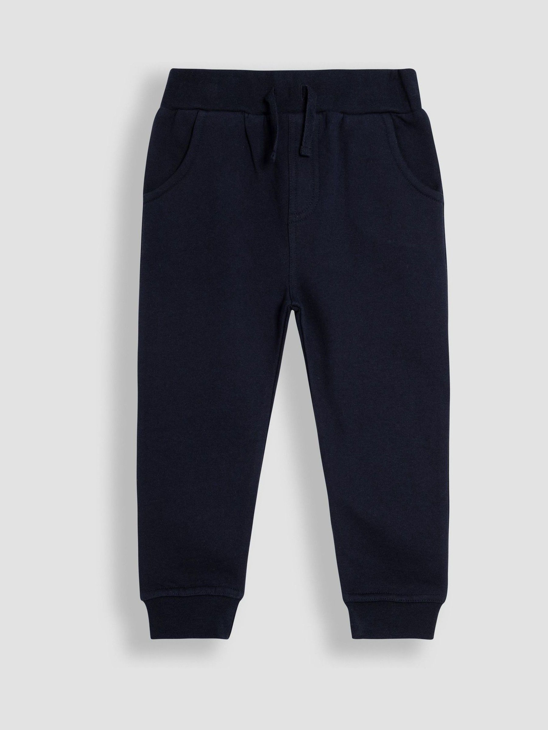 Rust and Navy Blue 100% Cotton Joggers 2 Pack - Image 4 of 7