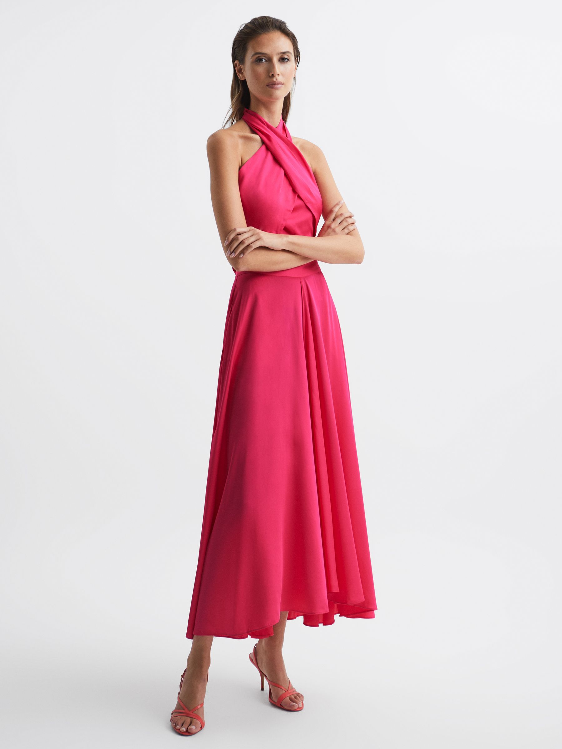 Occasion Maxi Skirt in Pink - Image 1 of 5 Occasion Maxi Skirt in Pink - Image 1 of 5