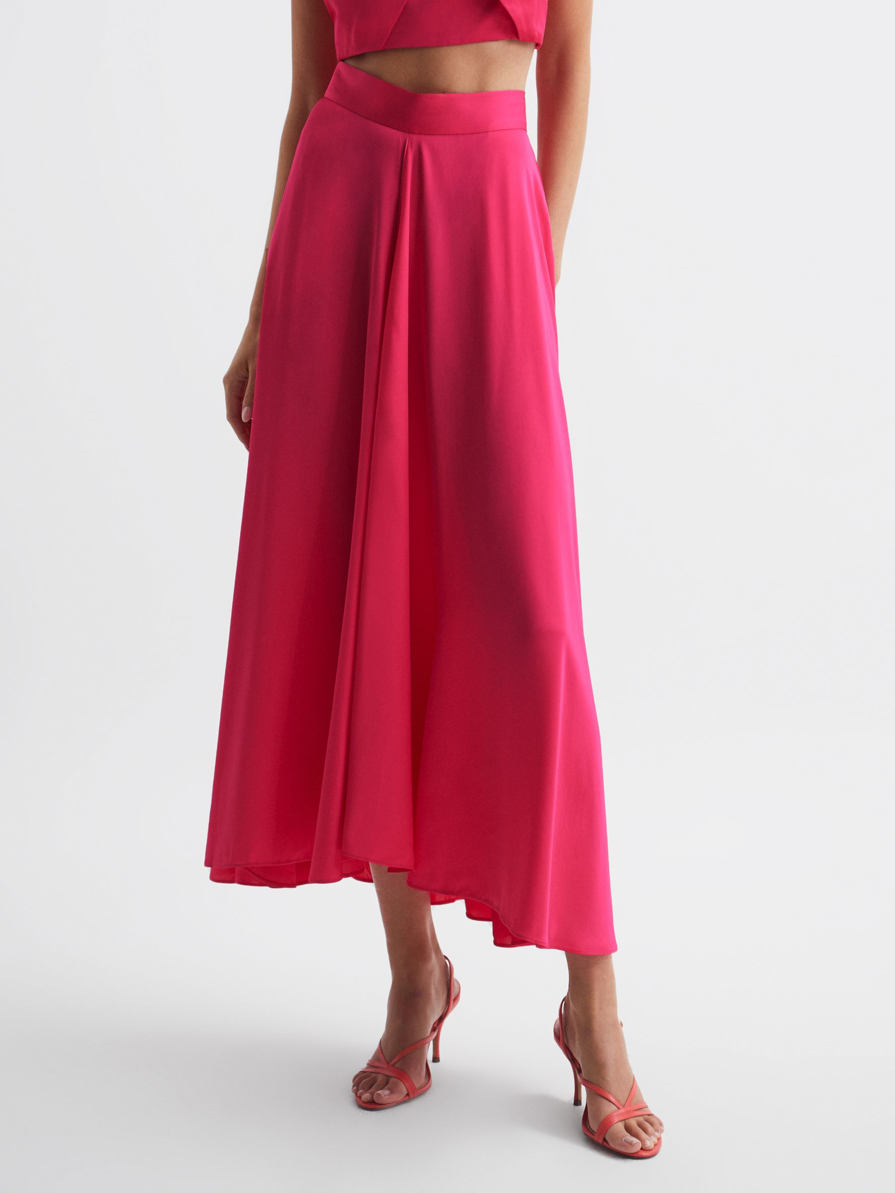 Occasion Maxi Skirt in Pink - Image 3 of 5