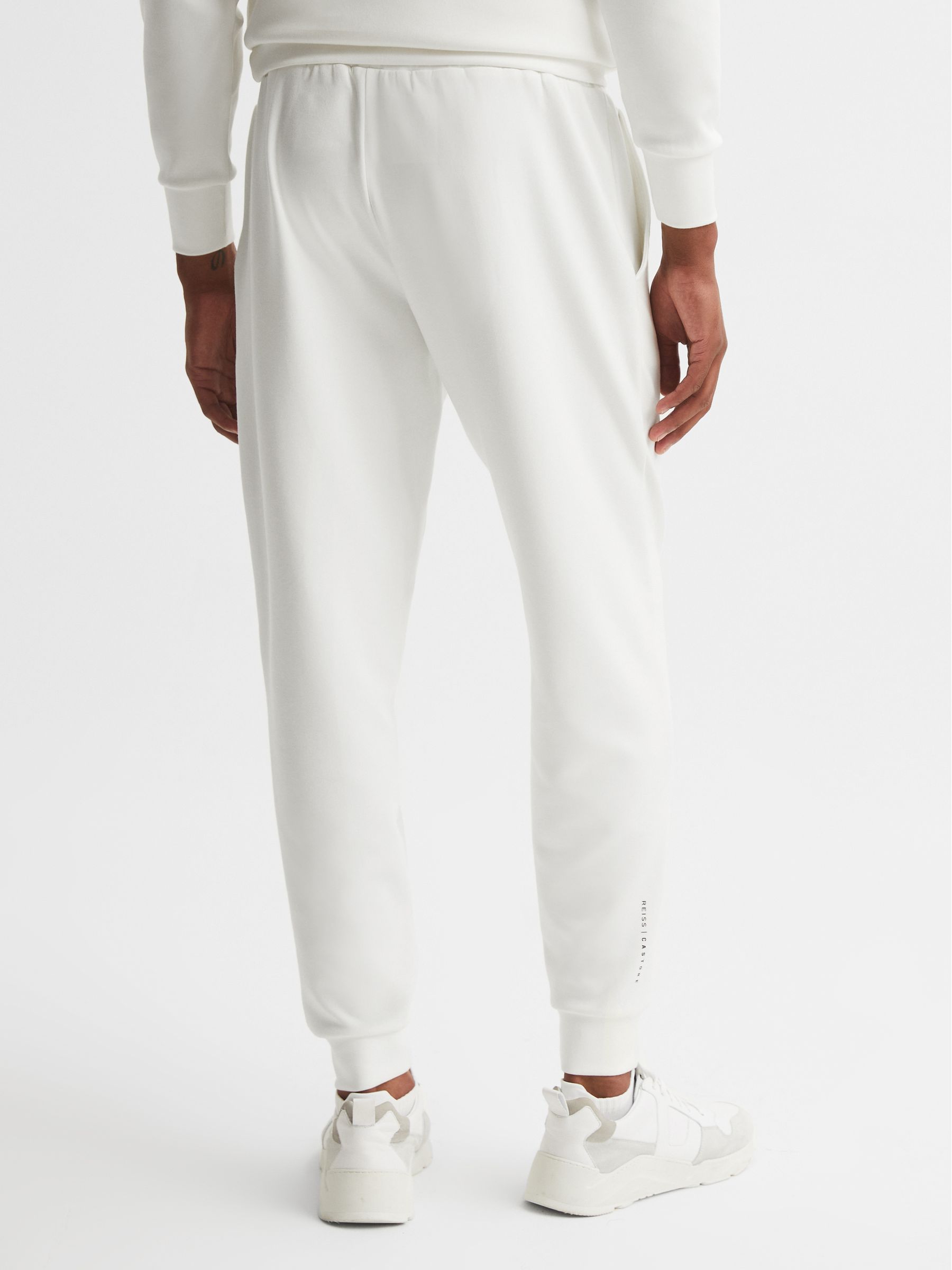 Castore Bonded Joggers in White - Image 5 of 6