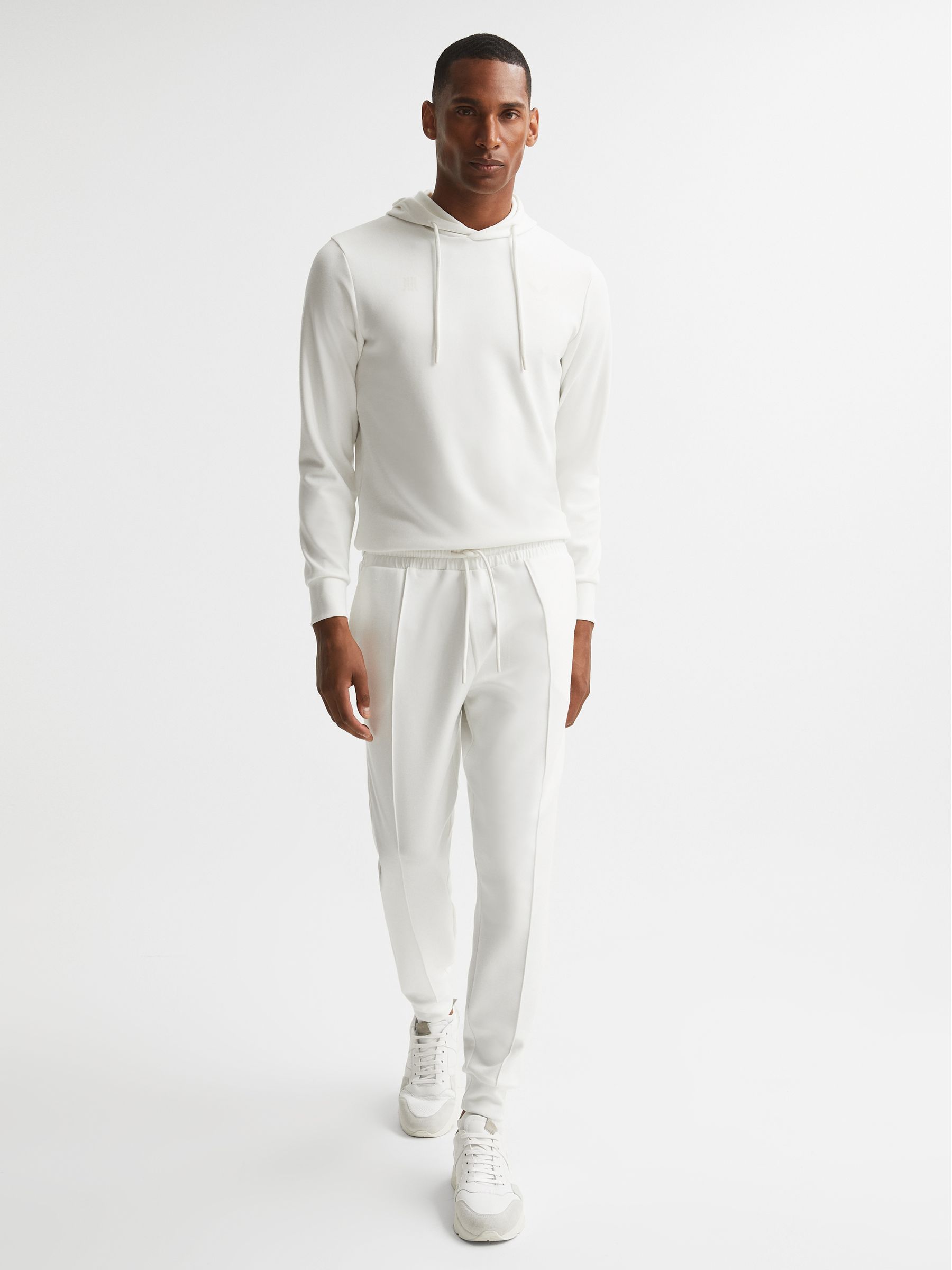 Castore Bonded Joggers in White - Image 6 of 6