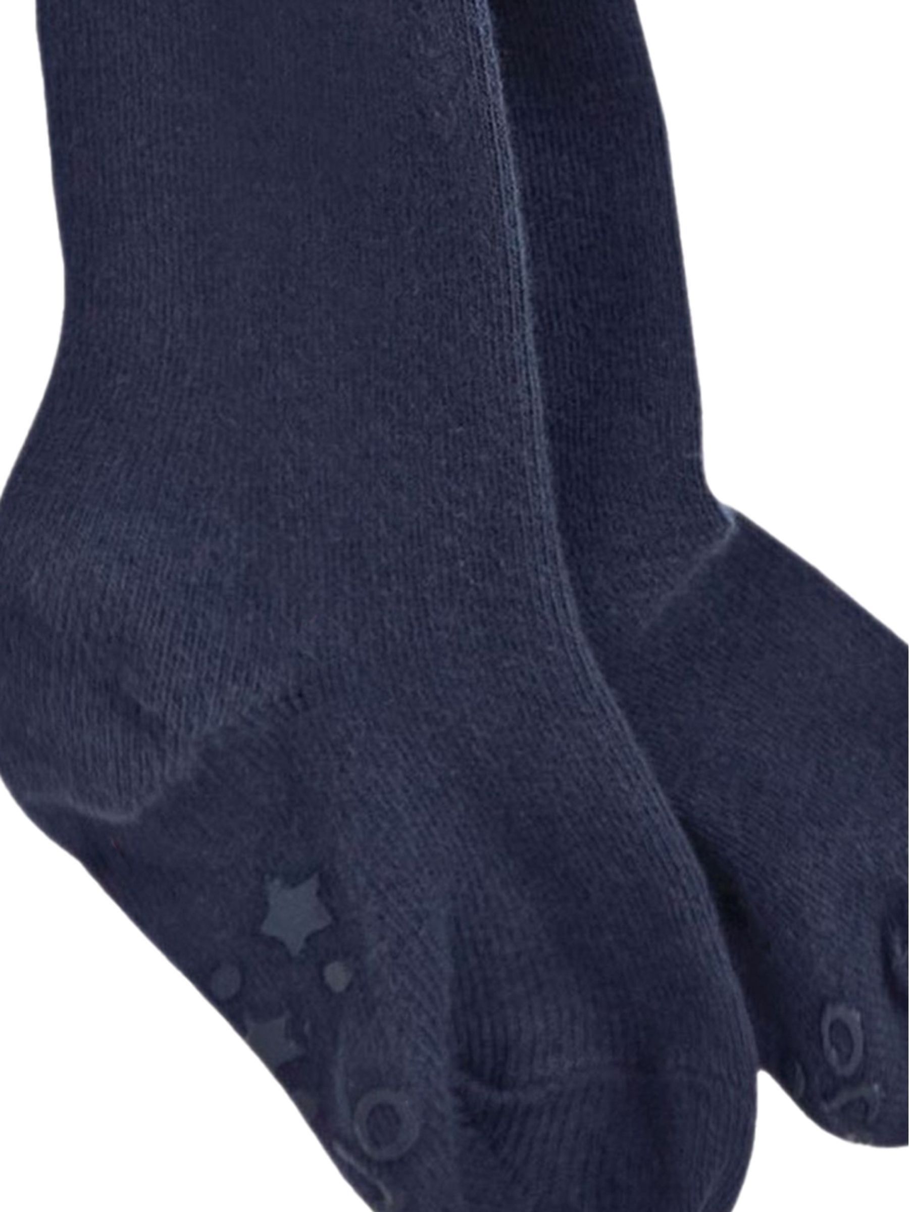 Navy Blue Cotton Rich Plain Tights - Image 3 of 3