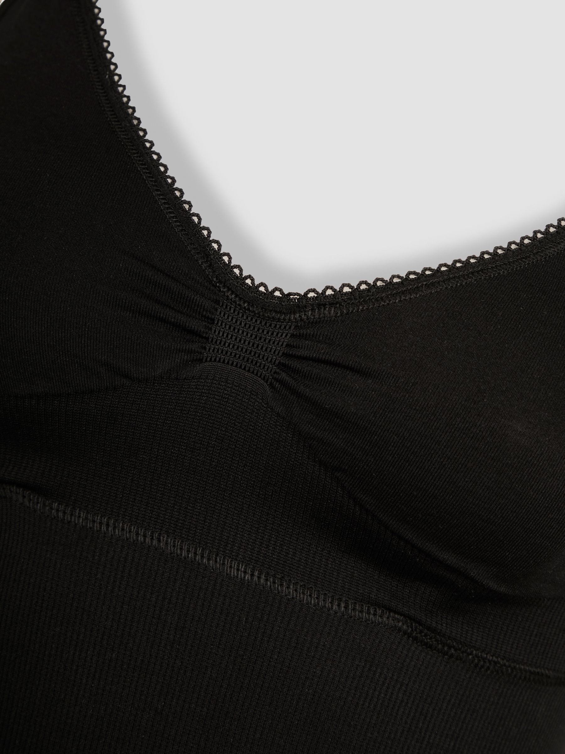Black Seamless Postnatal Support Nursing Vest - Image 5 of 6