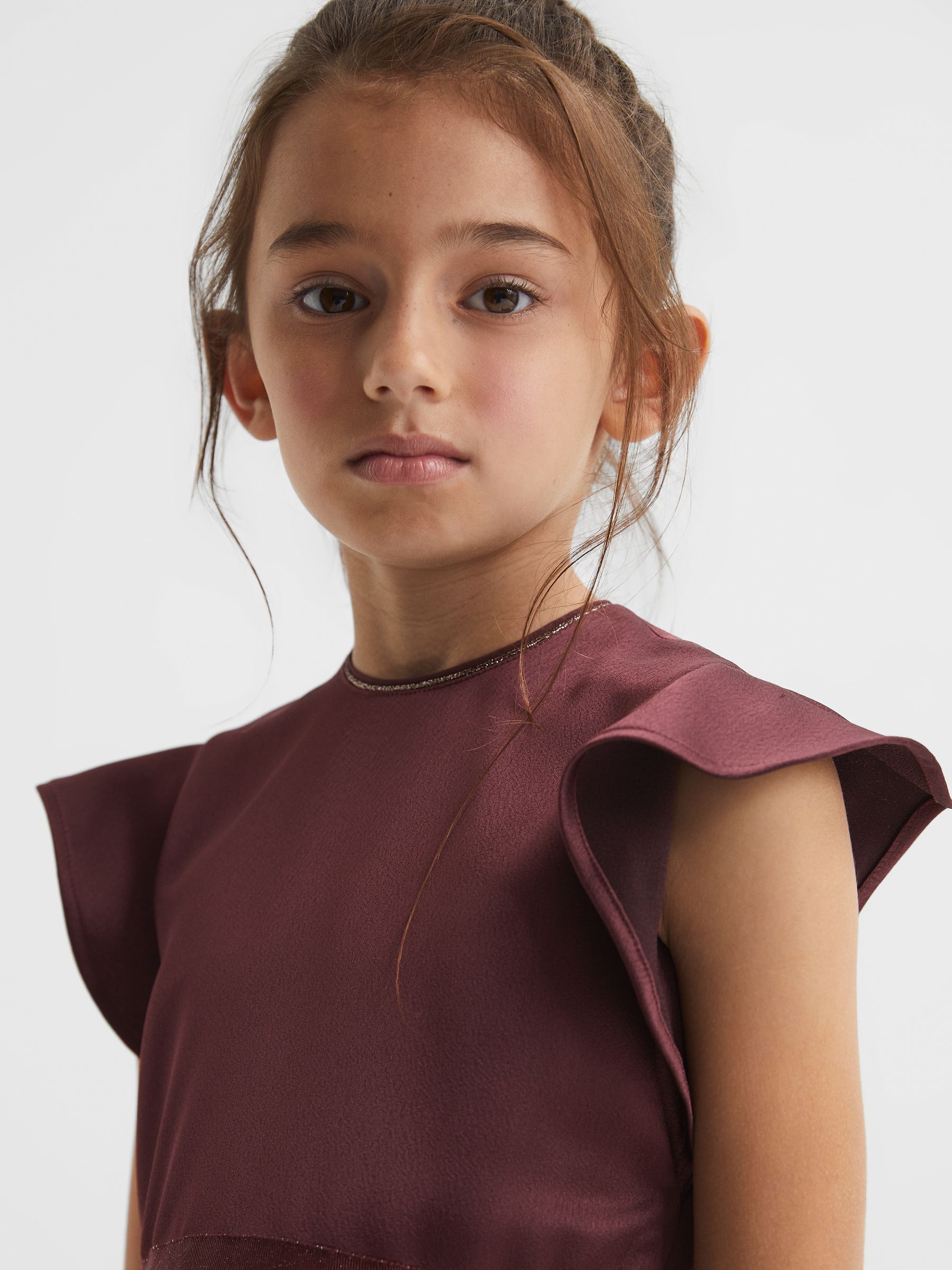 4-9 yrs Occasion Dress in New Berry - Image 4 of 7