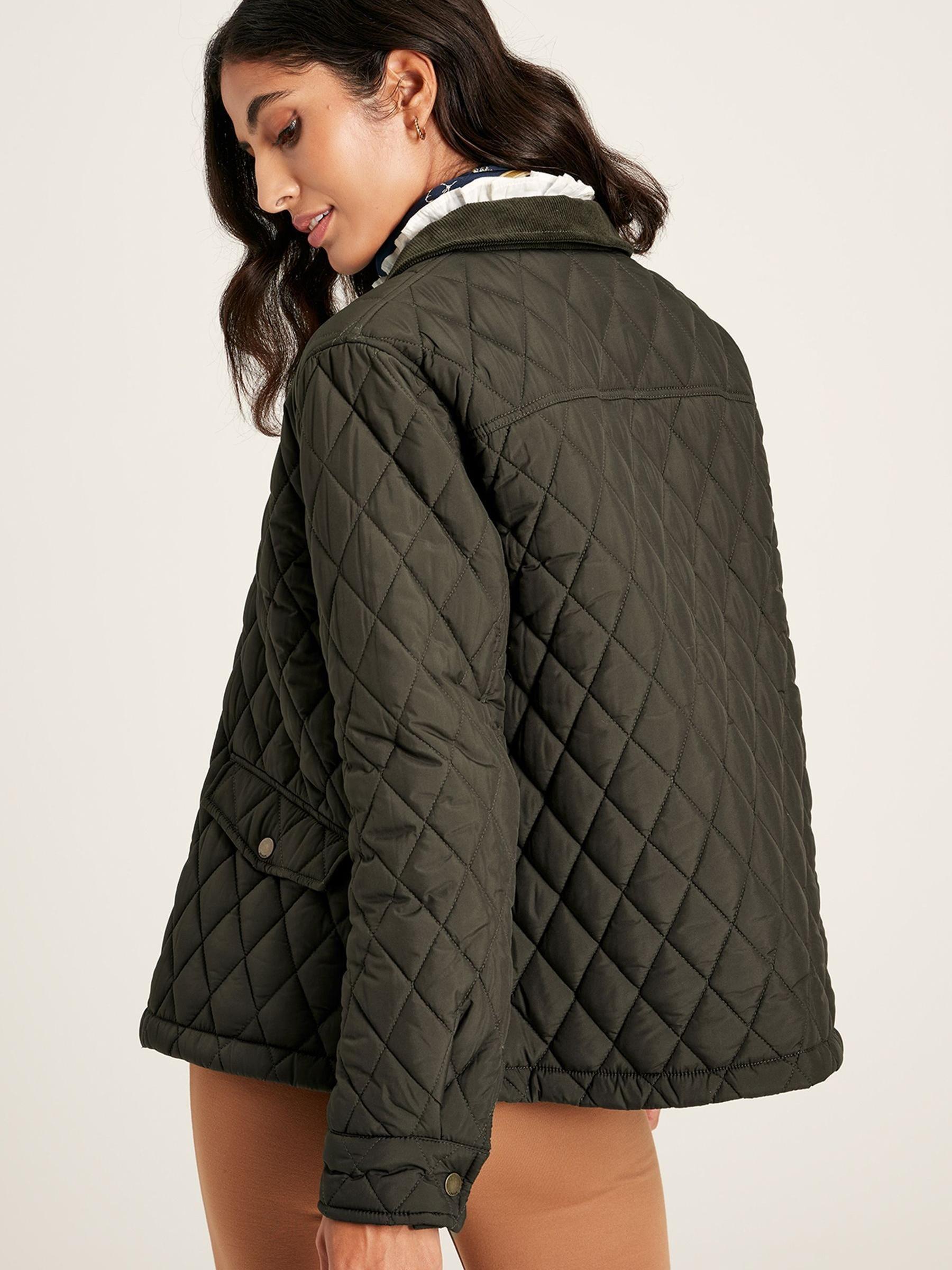 Arlington Green Showerproof Diamond Quilted Jacket - Image 2 of 7