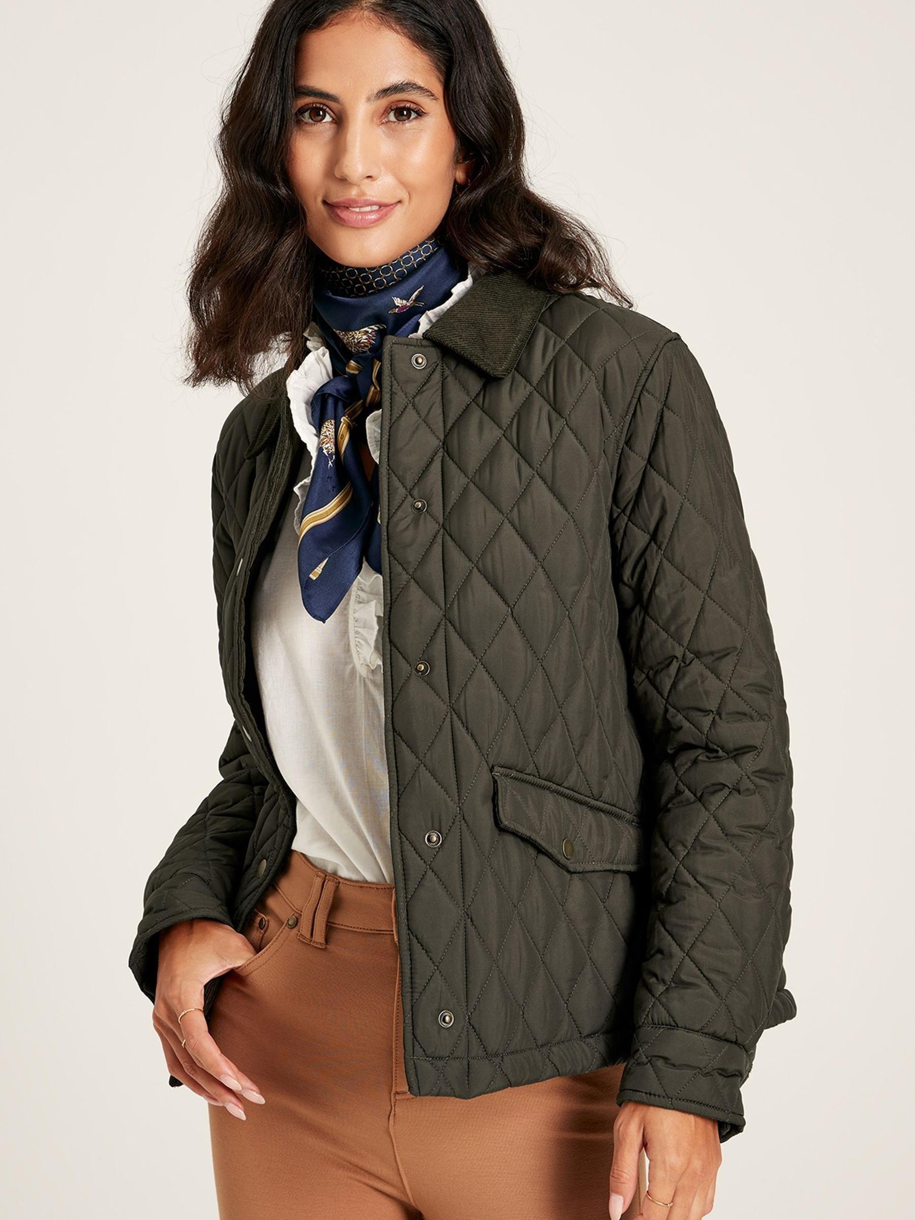 Arlington Green Showerproof Diamond Quilted Jacket - Image 3 of 7