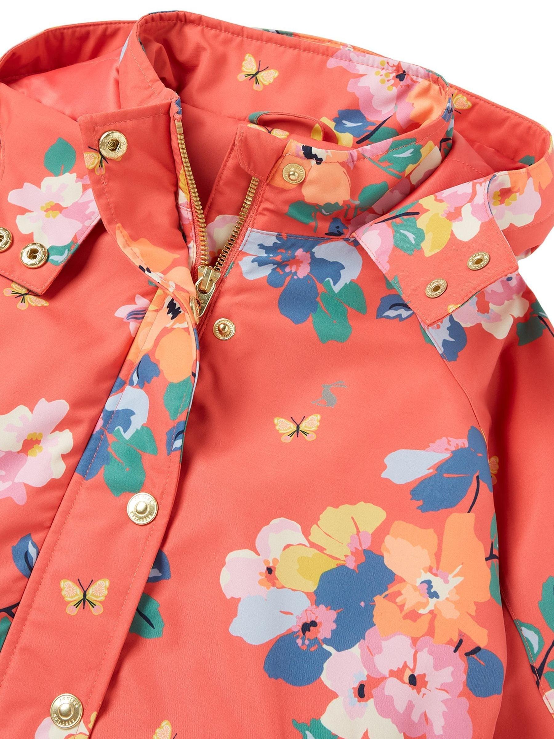 Macie Pink Printed Waterproof Coat - Image 3 of 6