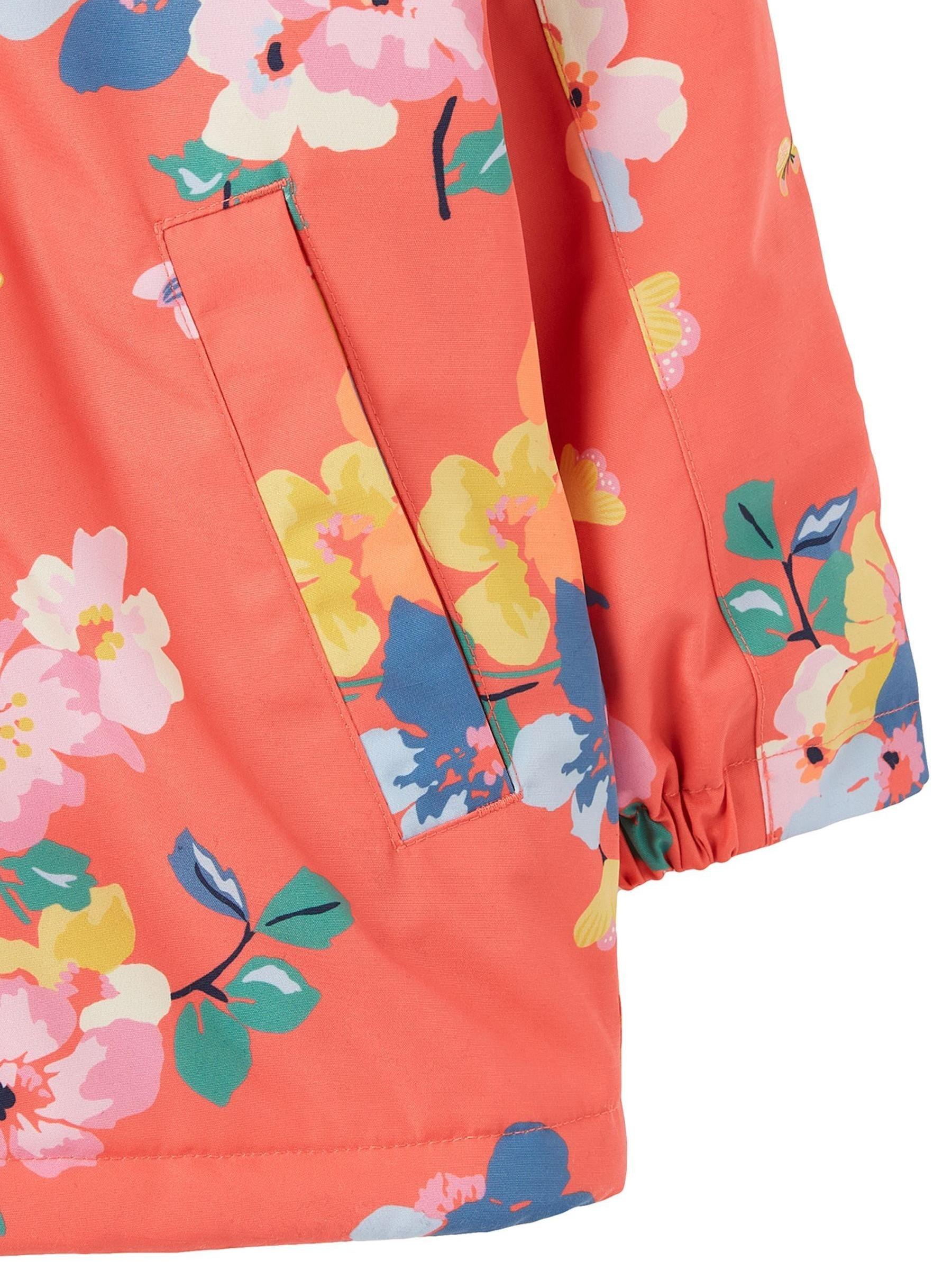 Macie Pink Printed Waterproof Coat - Image 4 of 6