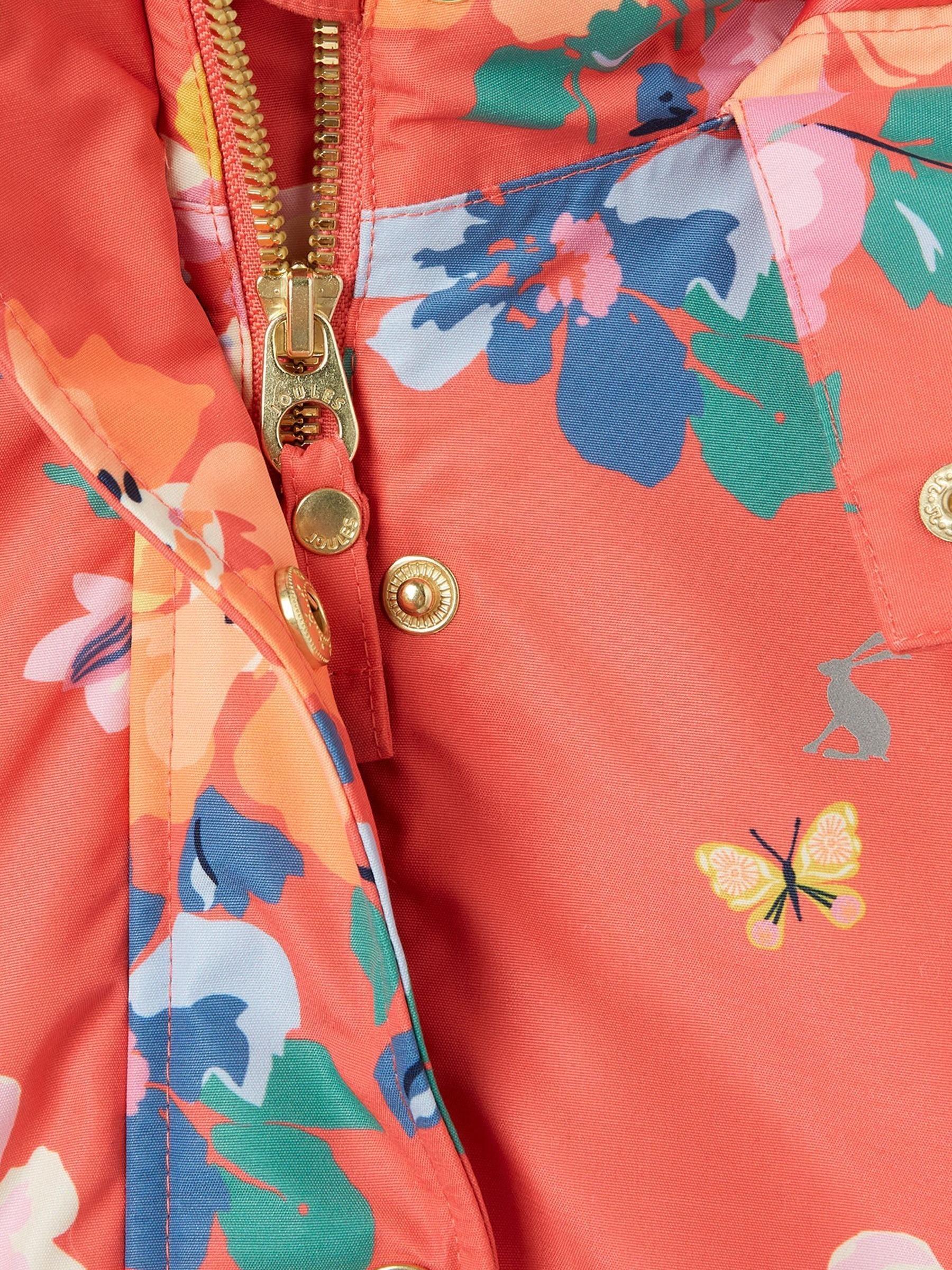 Macie Pink Printed Waterproof Coat - Image 5 of 6