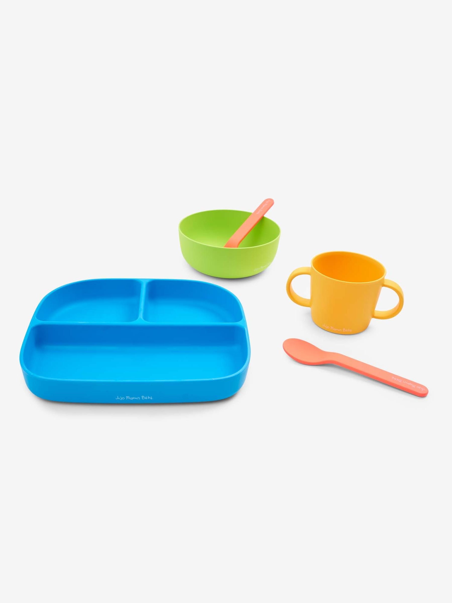 PLA Plate & Bowl Weaning Set in Multi - Image 3 of 3