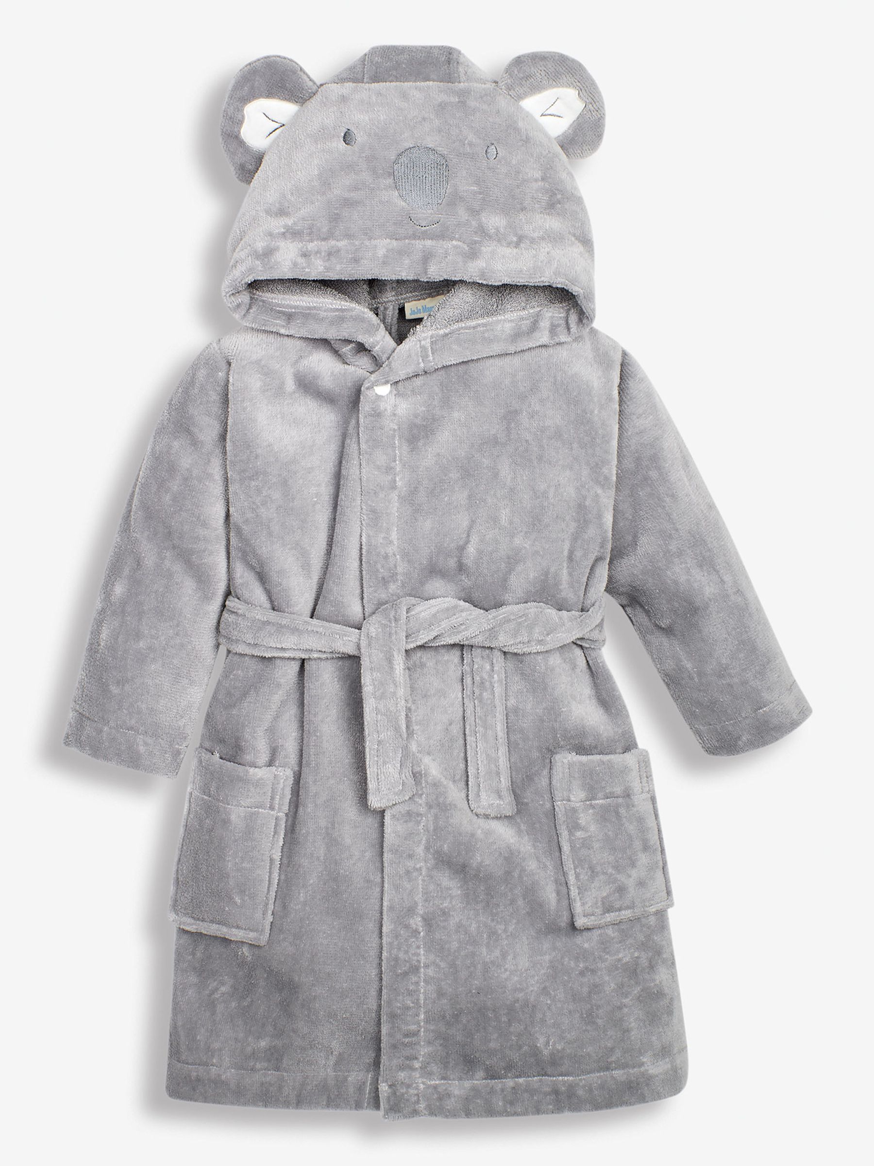 Grey Koala Cotton Towelling Robe - Image 2 of 4