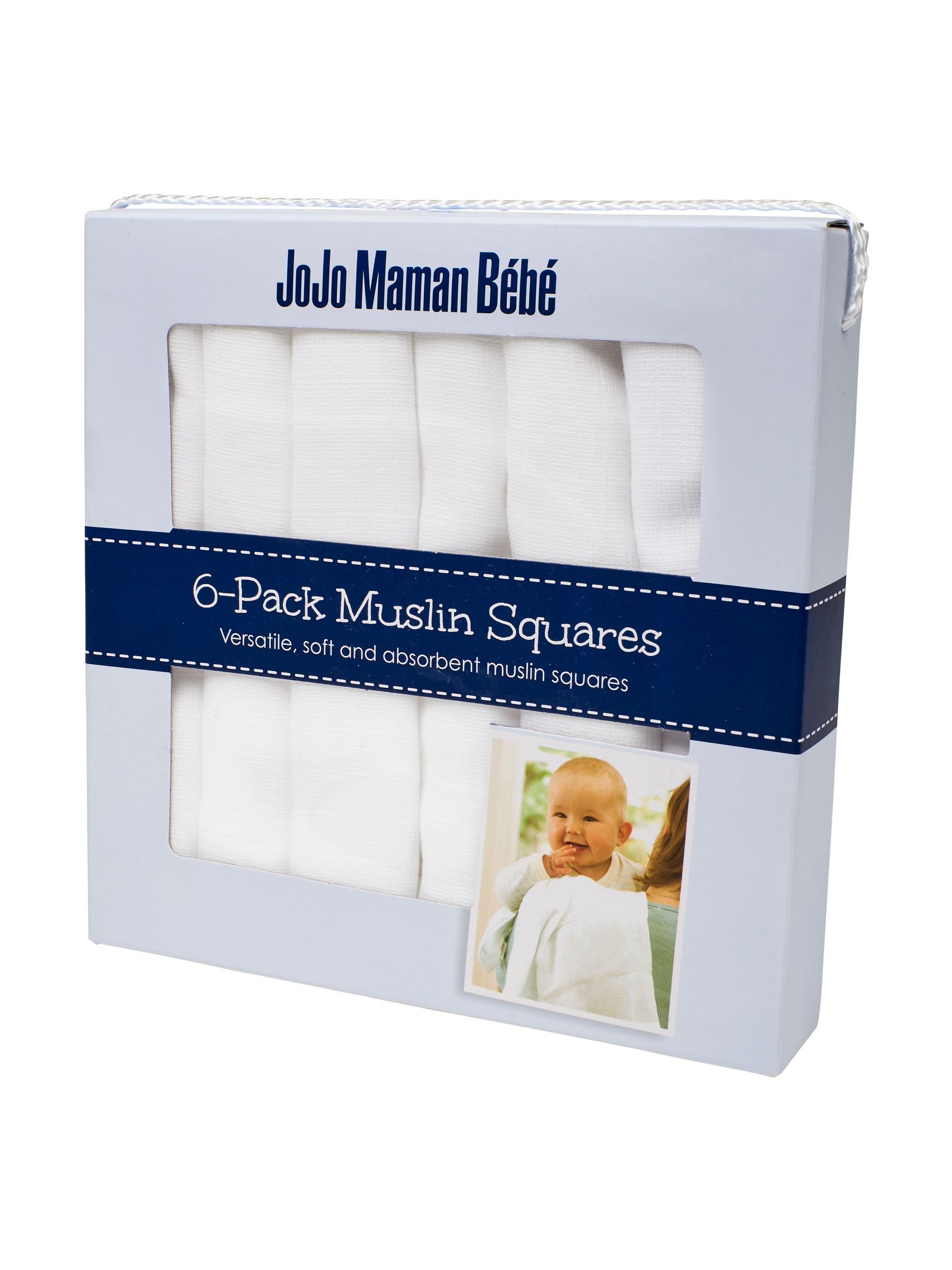 6-Pack White Muslin Squares - Image 3 of 3
