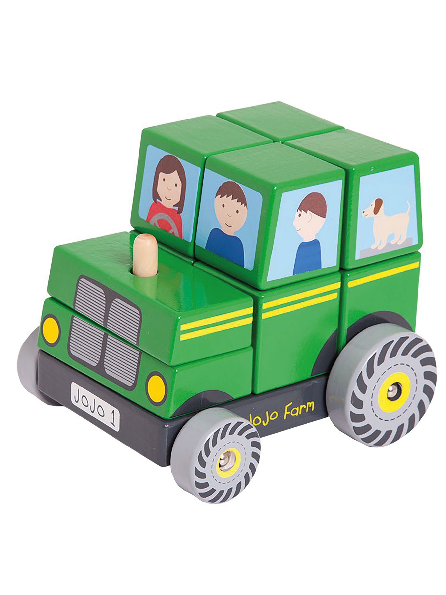 Farm Tractor Wooden Block Stacker - Image 3 of 3