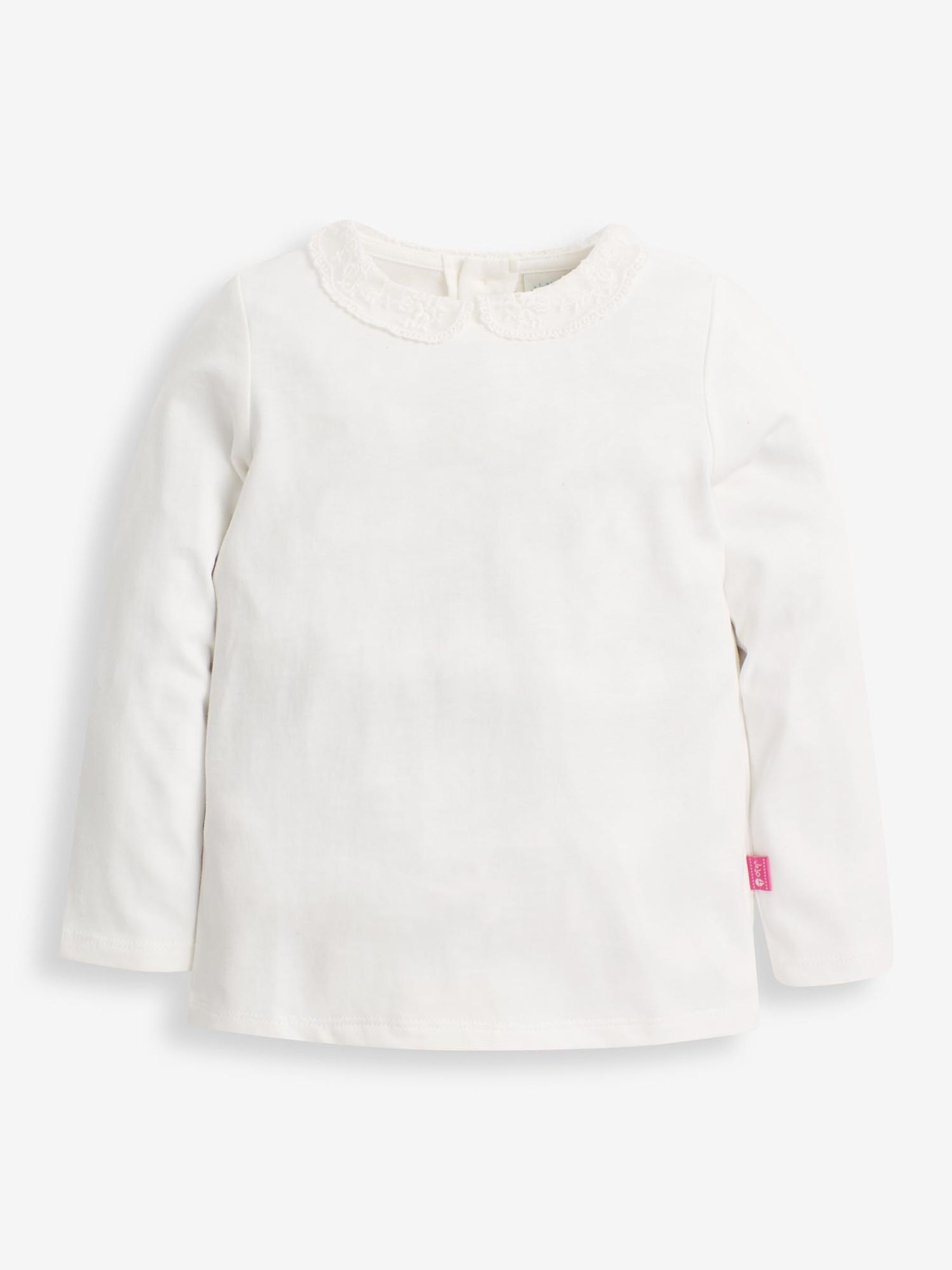 Lace Collar Top in Cream - Image 4 of 5
