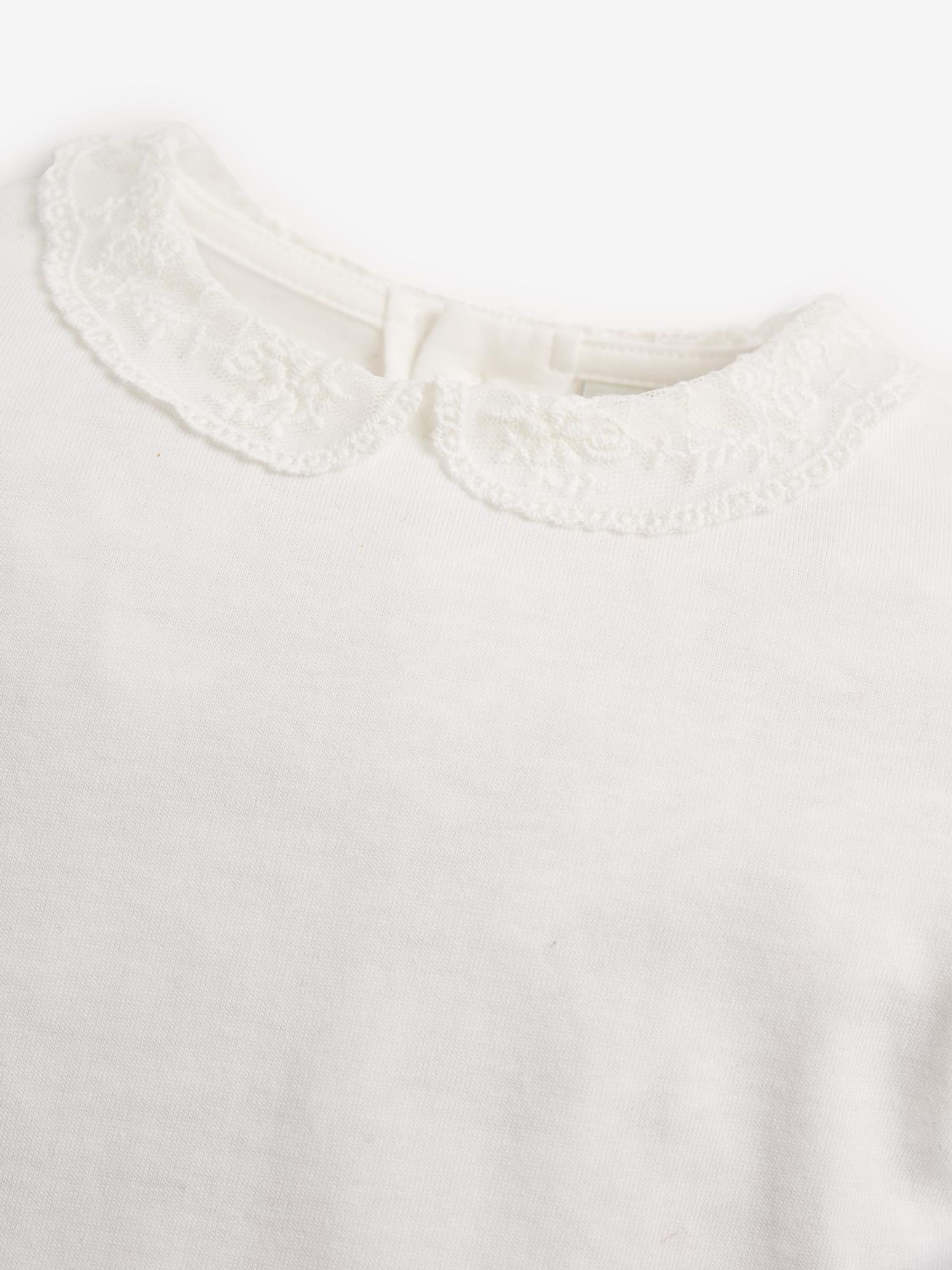 Lace Collar Top in Cream - Image 5 of 5