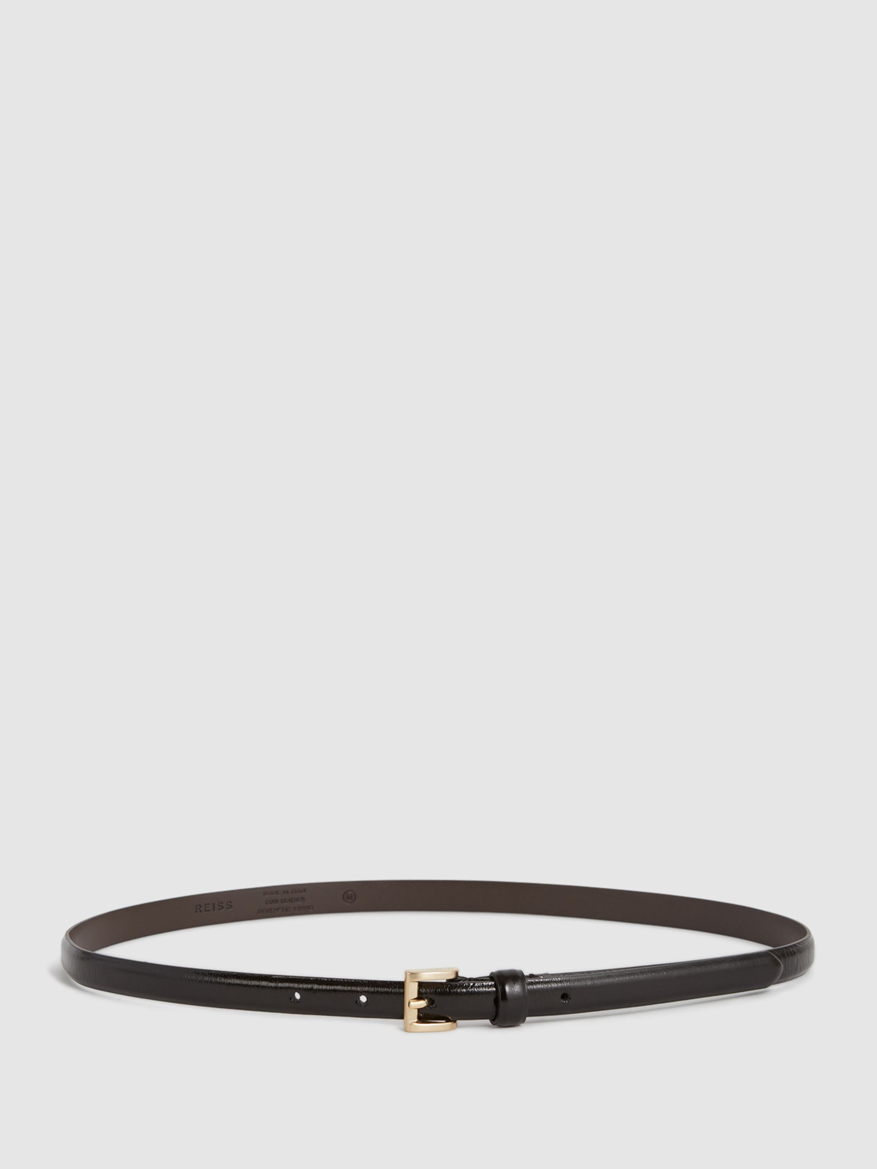 Leather Waist Belt in Black - Image 6 of 6