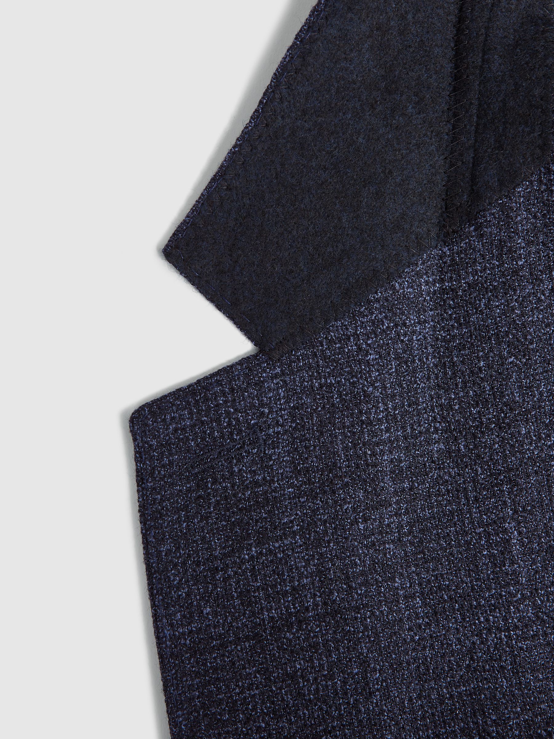 Single Breasted Patch Pocket Blazer in Indigo - Image 7 of 7