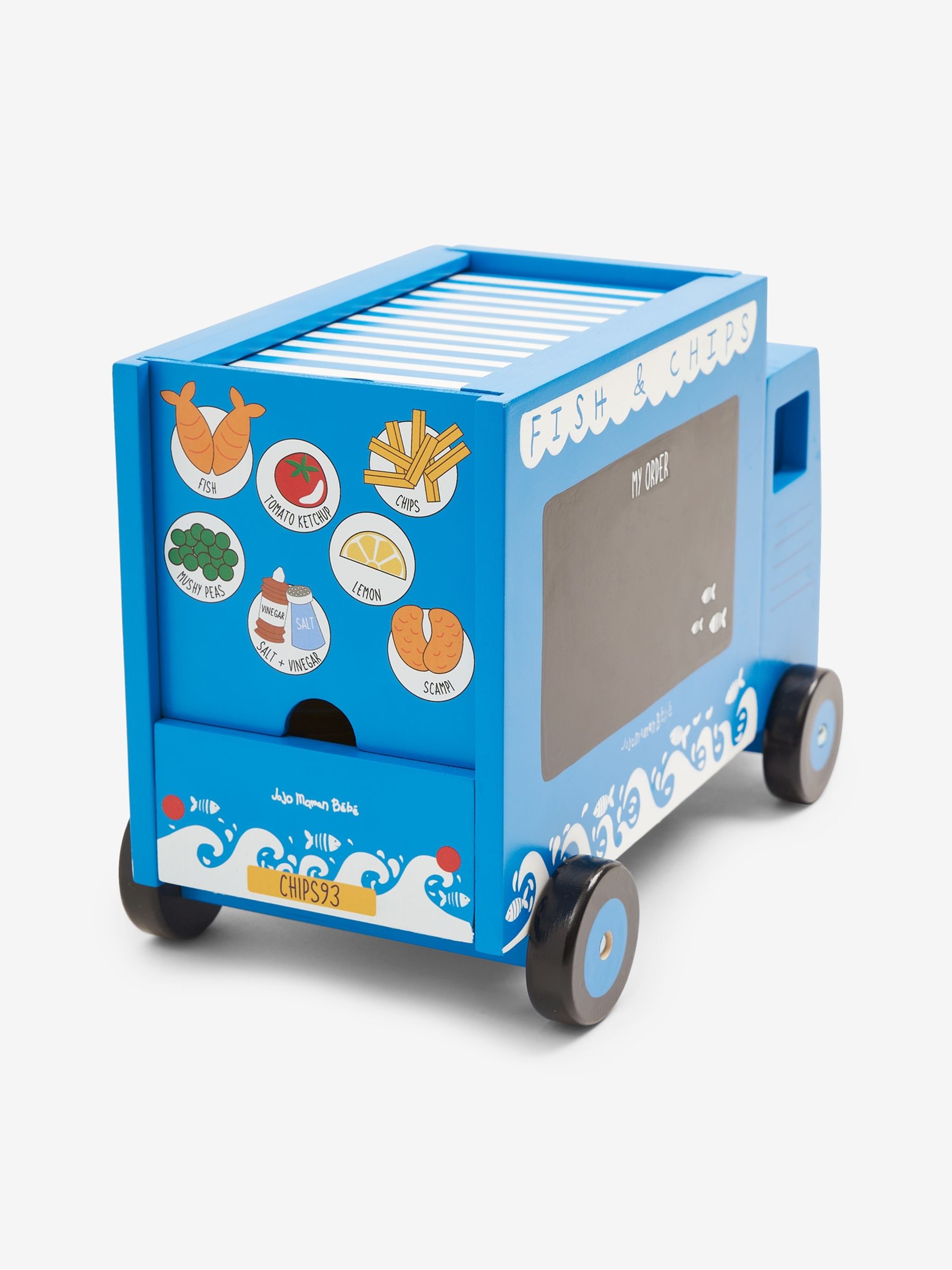 Wooden Fish & Chip Van in Blue - Image 6 of 7