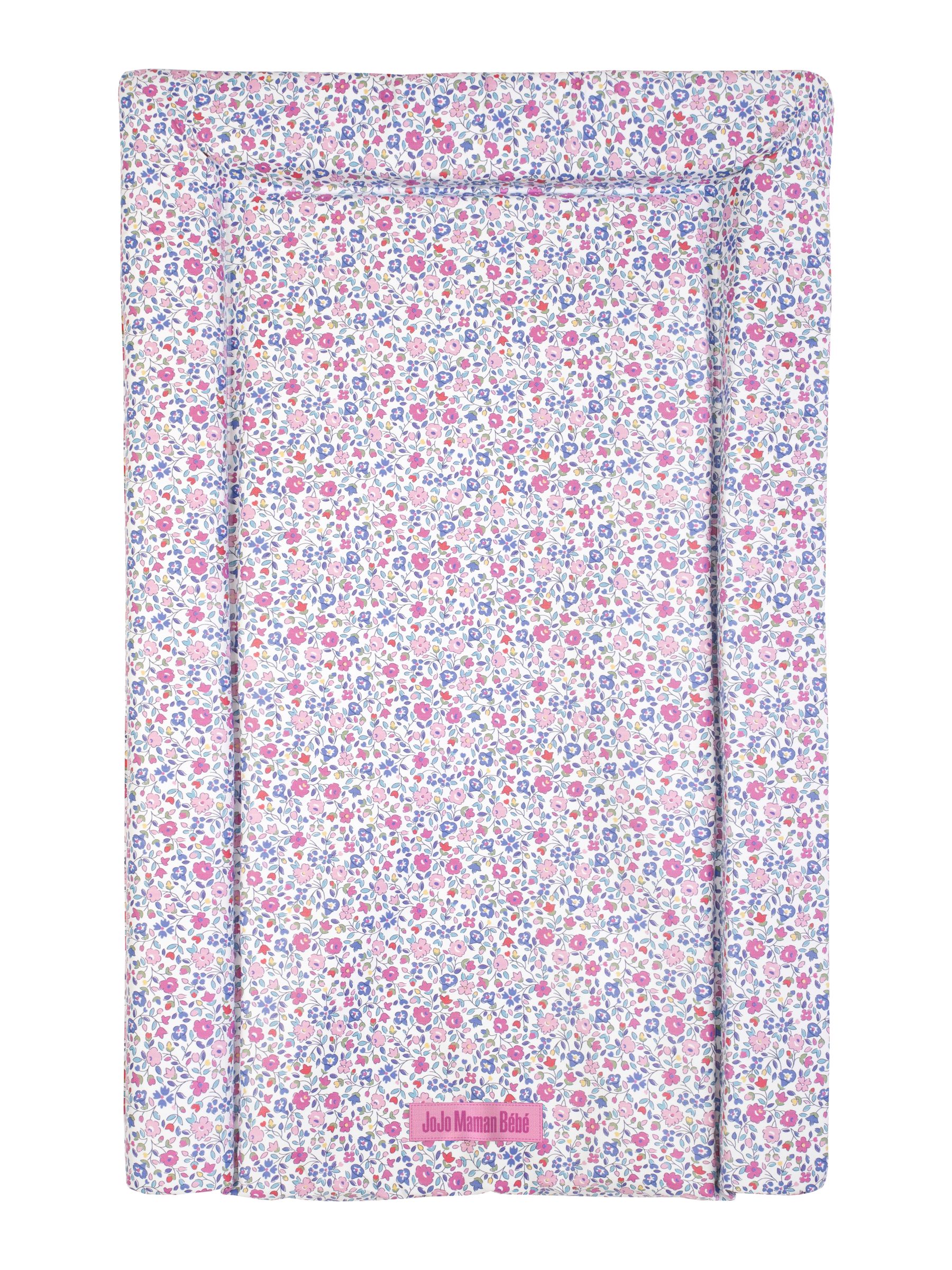 Pink Ditsy Floral Baby Changing Mat - Image 1 of 2