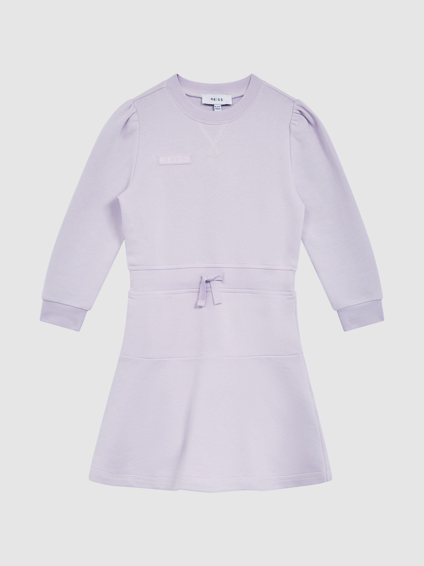 9-12 yrs Relaxed Jersey Dress in Lilac - Image 2 of 7