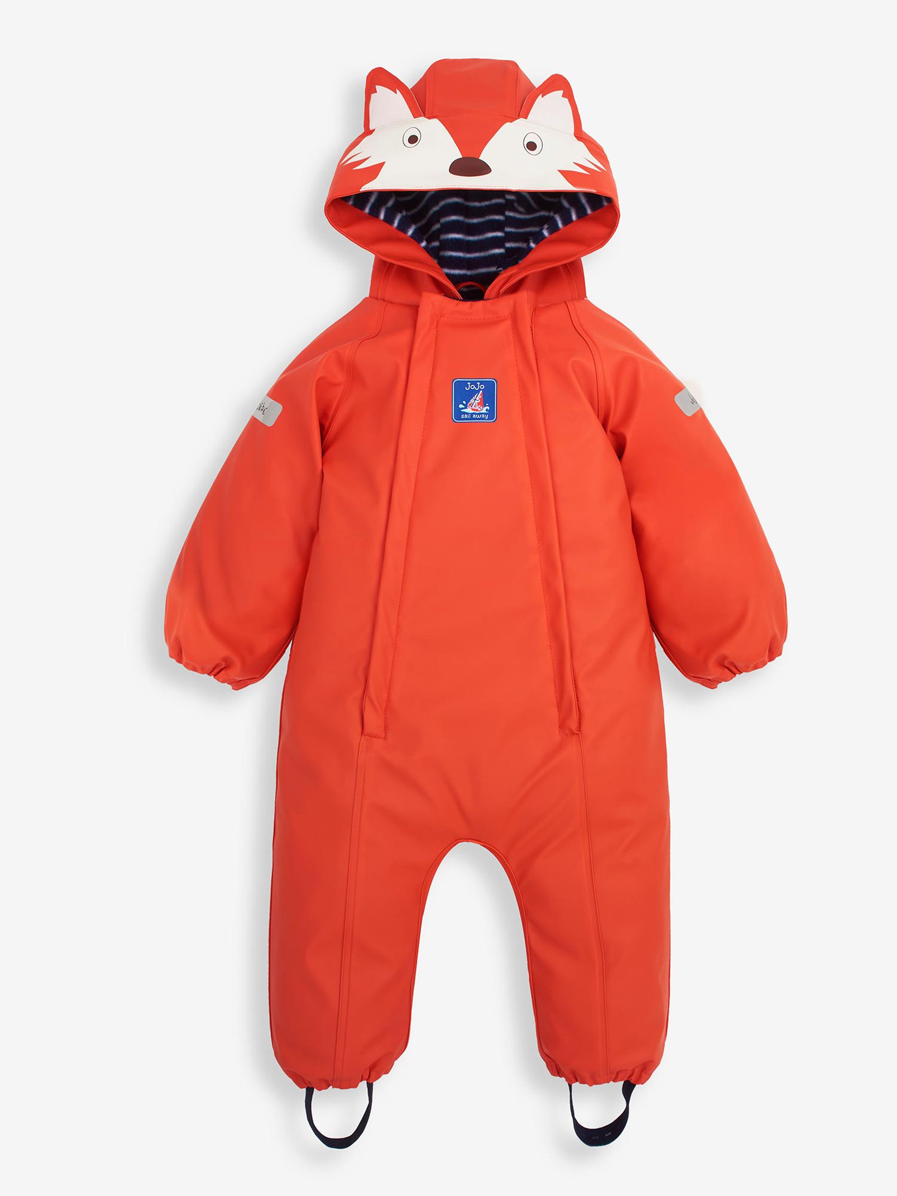 Rust Fox Fleece-lined Waterproof Puddle Suit JoJo Maman Bébé