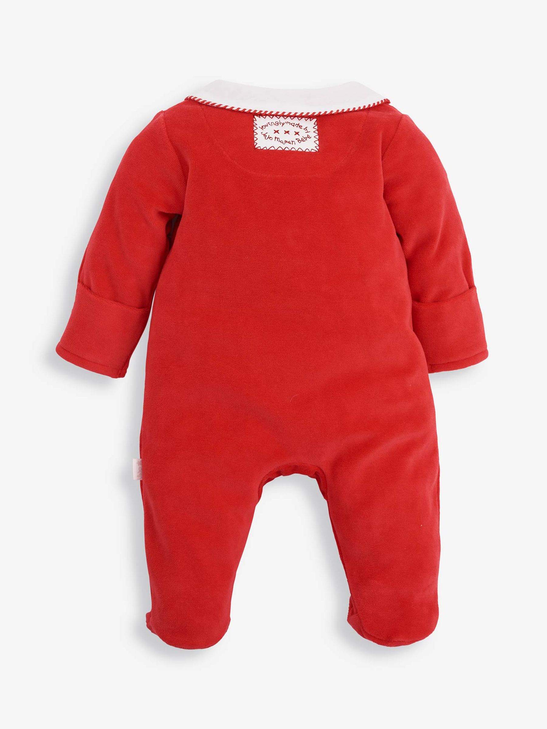 Red My First Christmas Baby Sleepsuit - Image 3 of 4