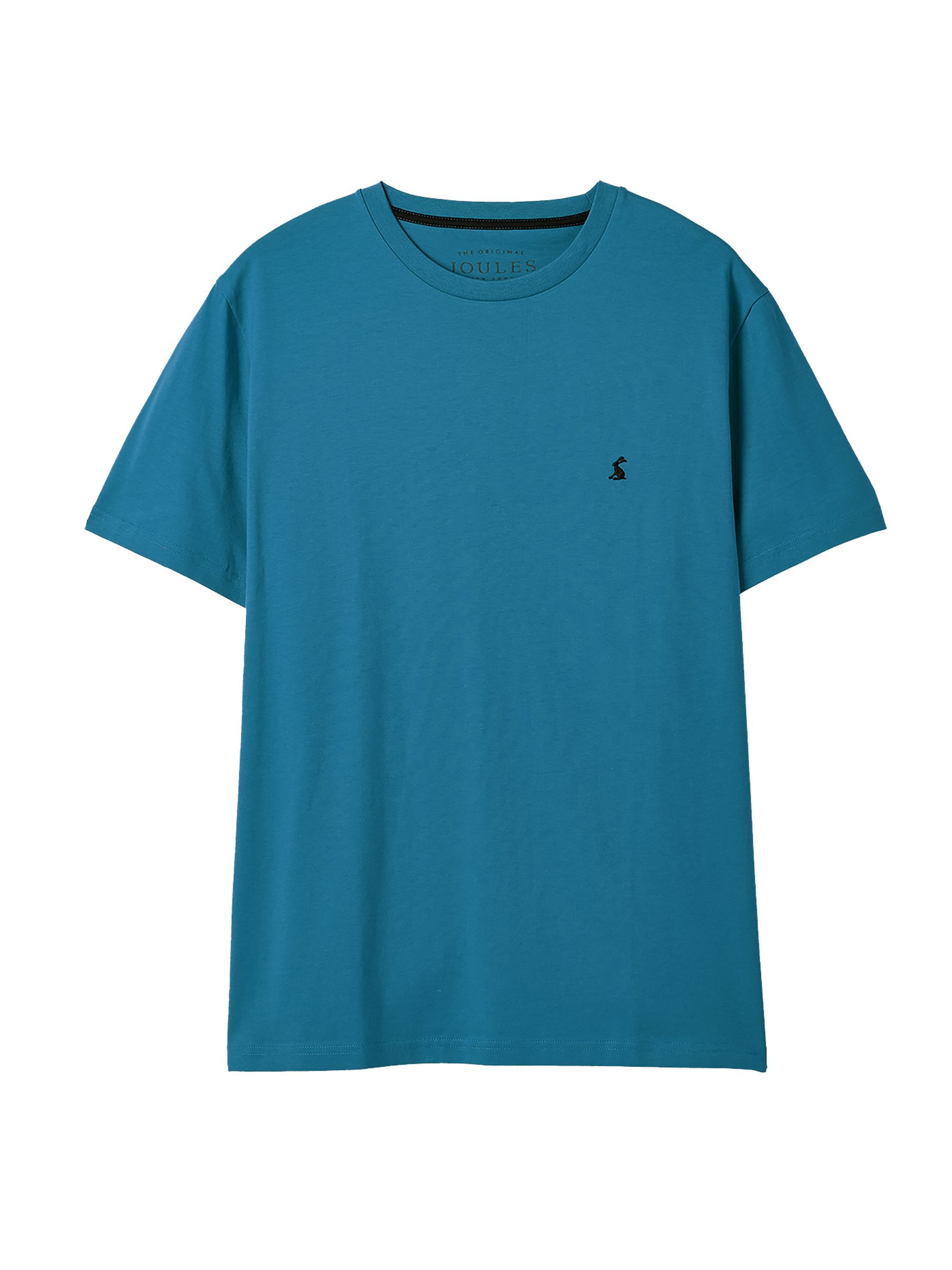 Denton Blue Plain Jersey T-Shirt - Image 5 of 5