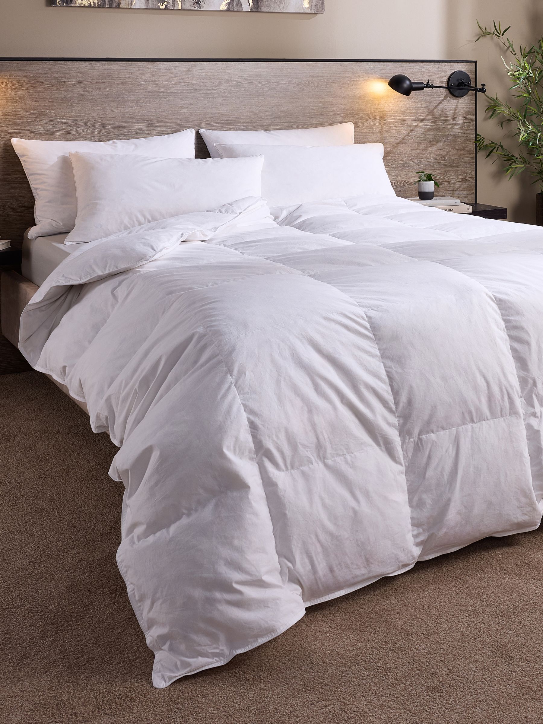 Snuggledown White Goose Feather & Down 10.5 Tog Duvet - Image 1 of 9