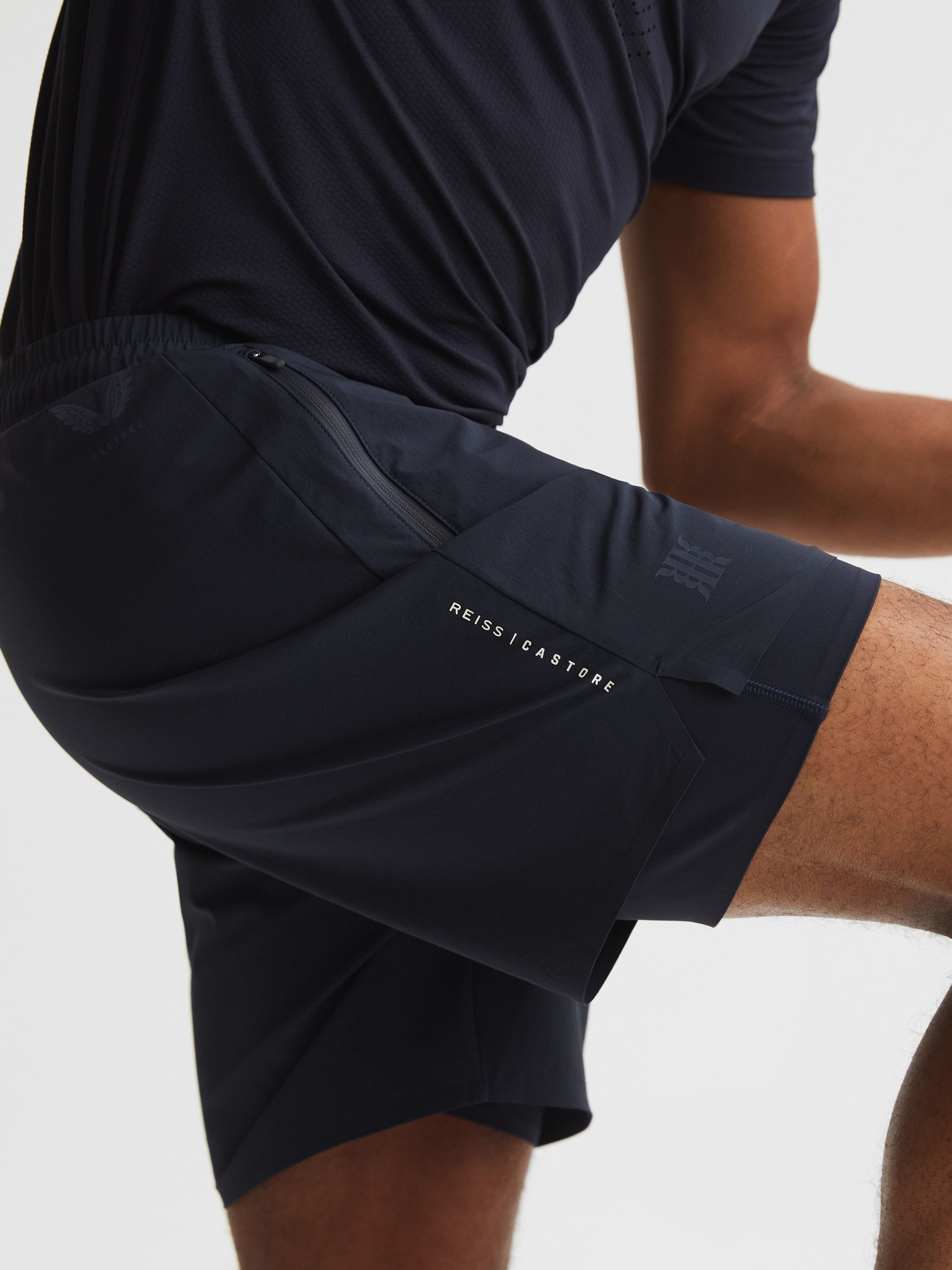Castore Performance Shorts in Blue - Image 3 of 6