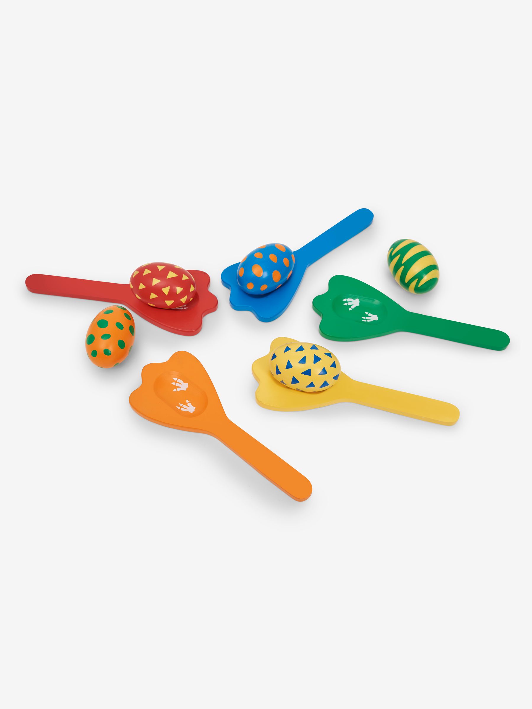 Dinosaur Egg & Spoon Race Set in Red - Image 2 of 4
