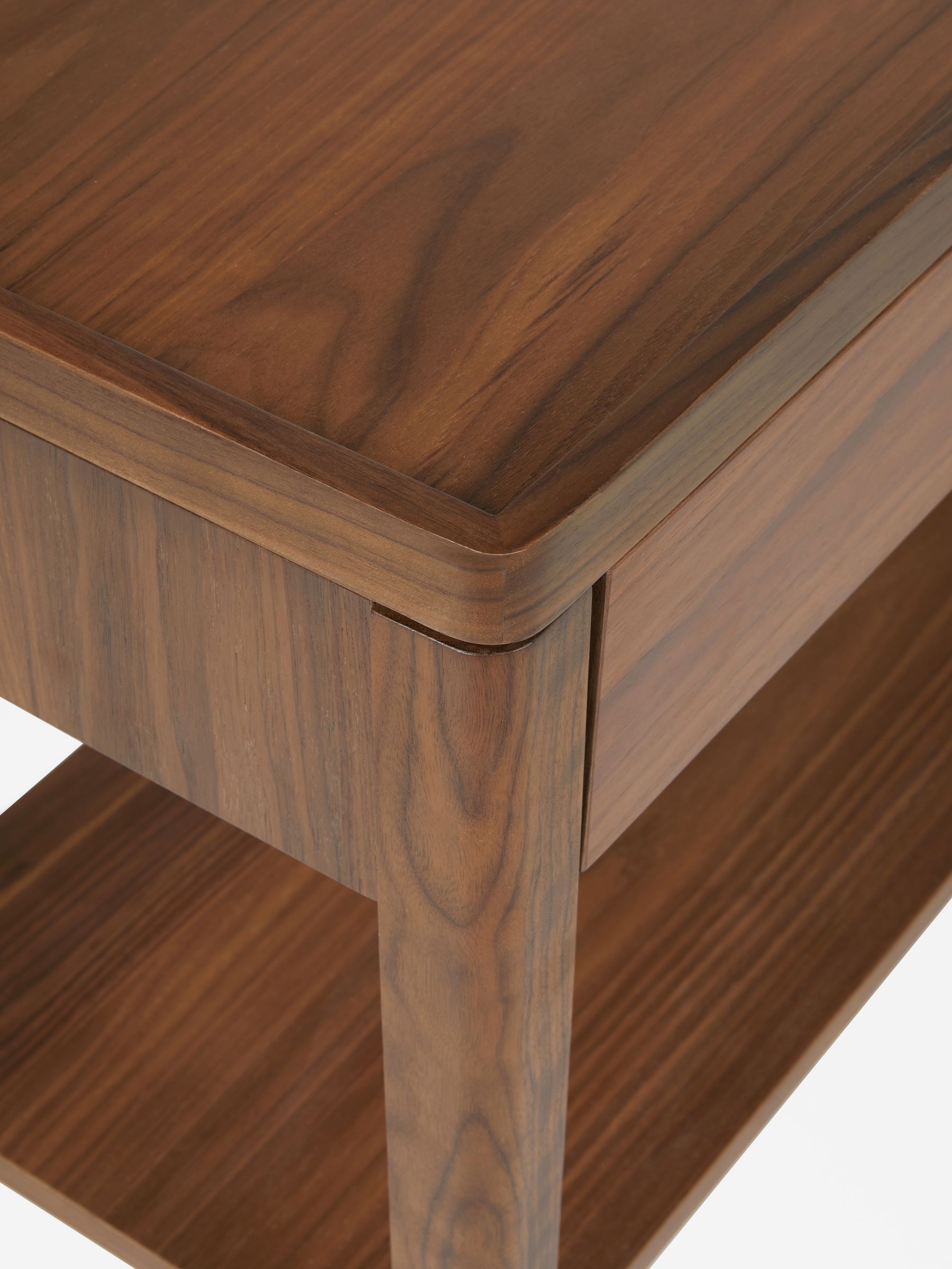 Jasper Conran London Brown Belgrave Walnut Console Table - Image 6 of 9