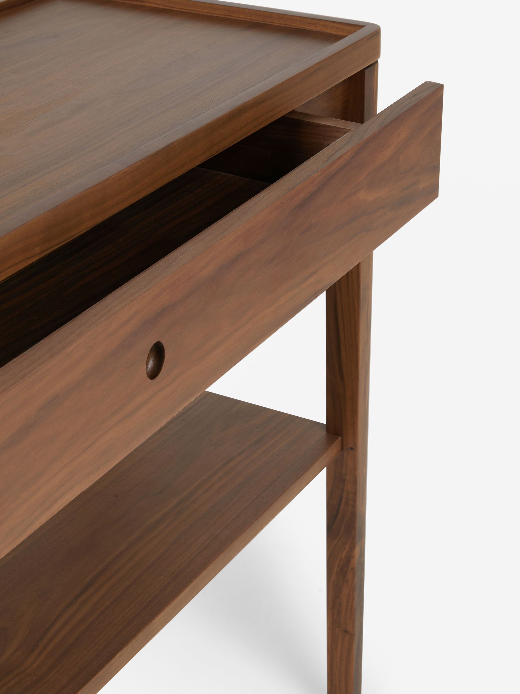 Jasper Conran London Brown Belgrave Walnut Console Table | Made