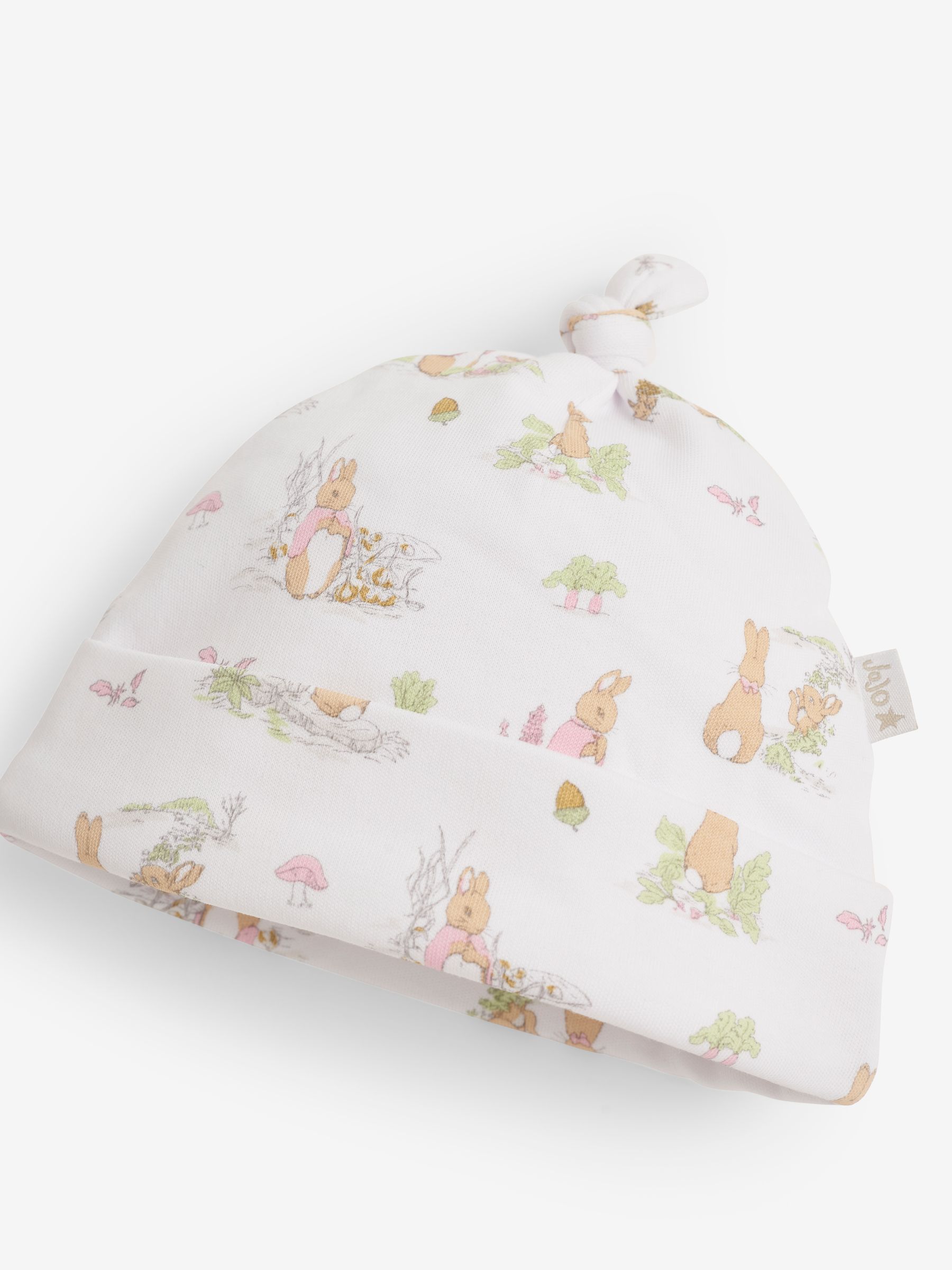 3-Piece Flopsy Bunny Sleepsuit, Jacket & Hat Set in Pink - Image 7 of 9
