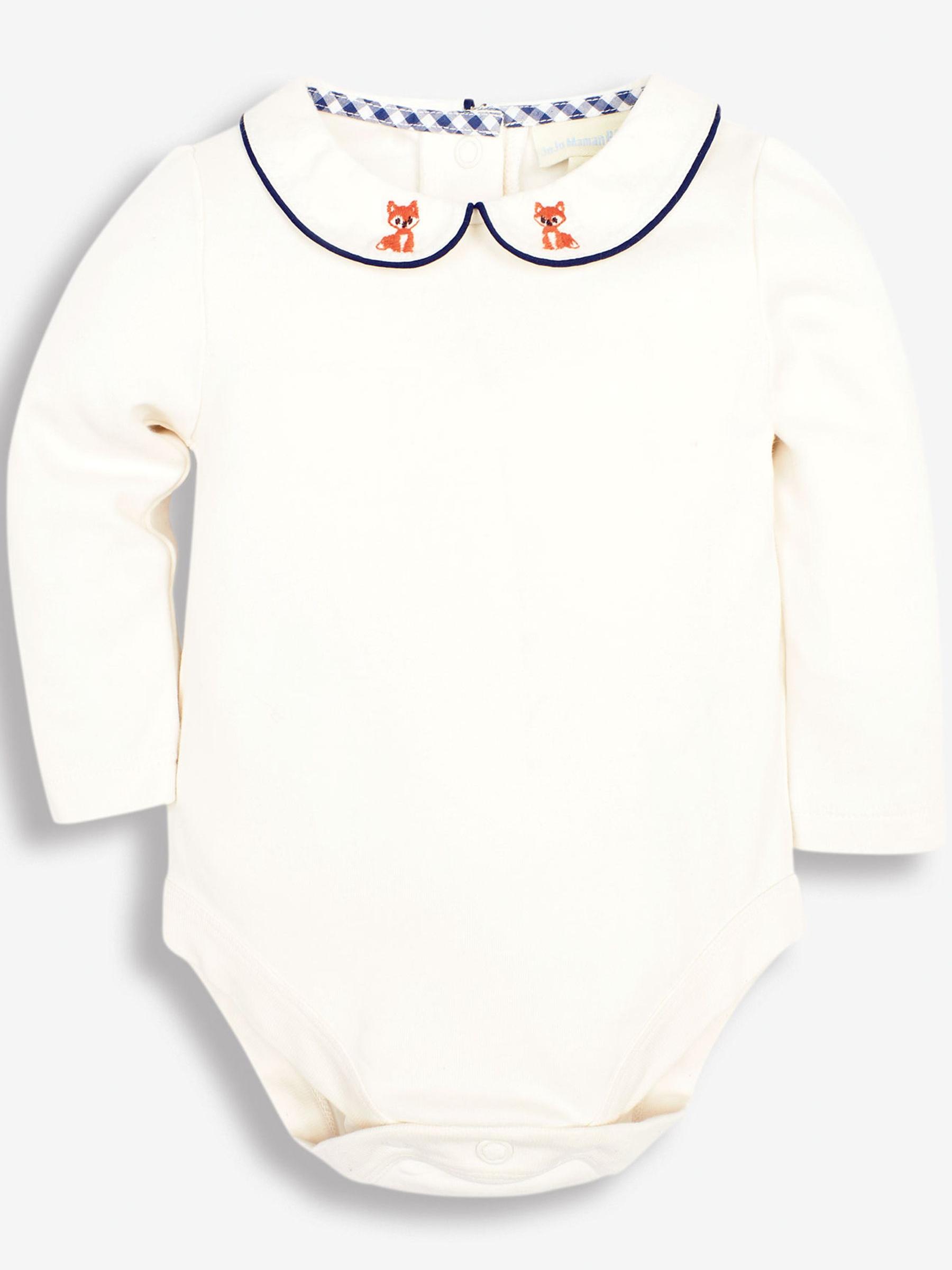Cream Fox Embroidered Collar Body - Image 2 of 2