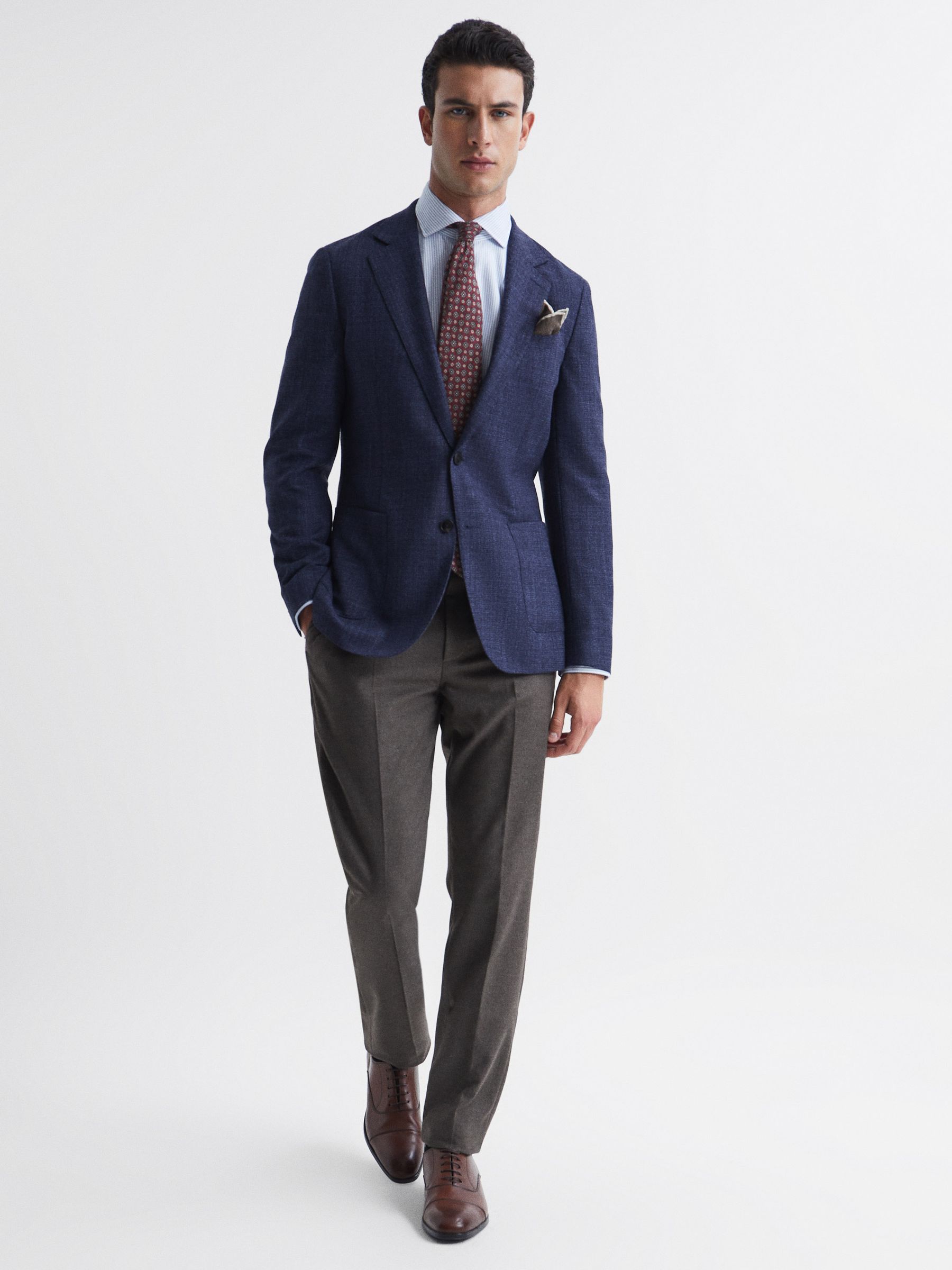 Slim Fit Chinos in Brown - Image 3 of 6