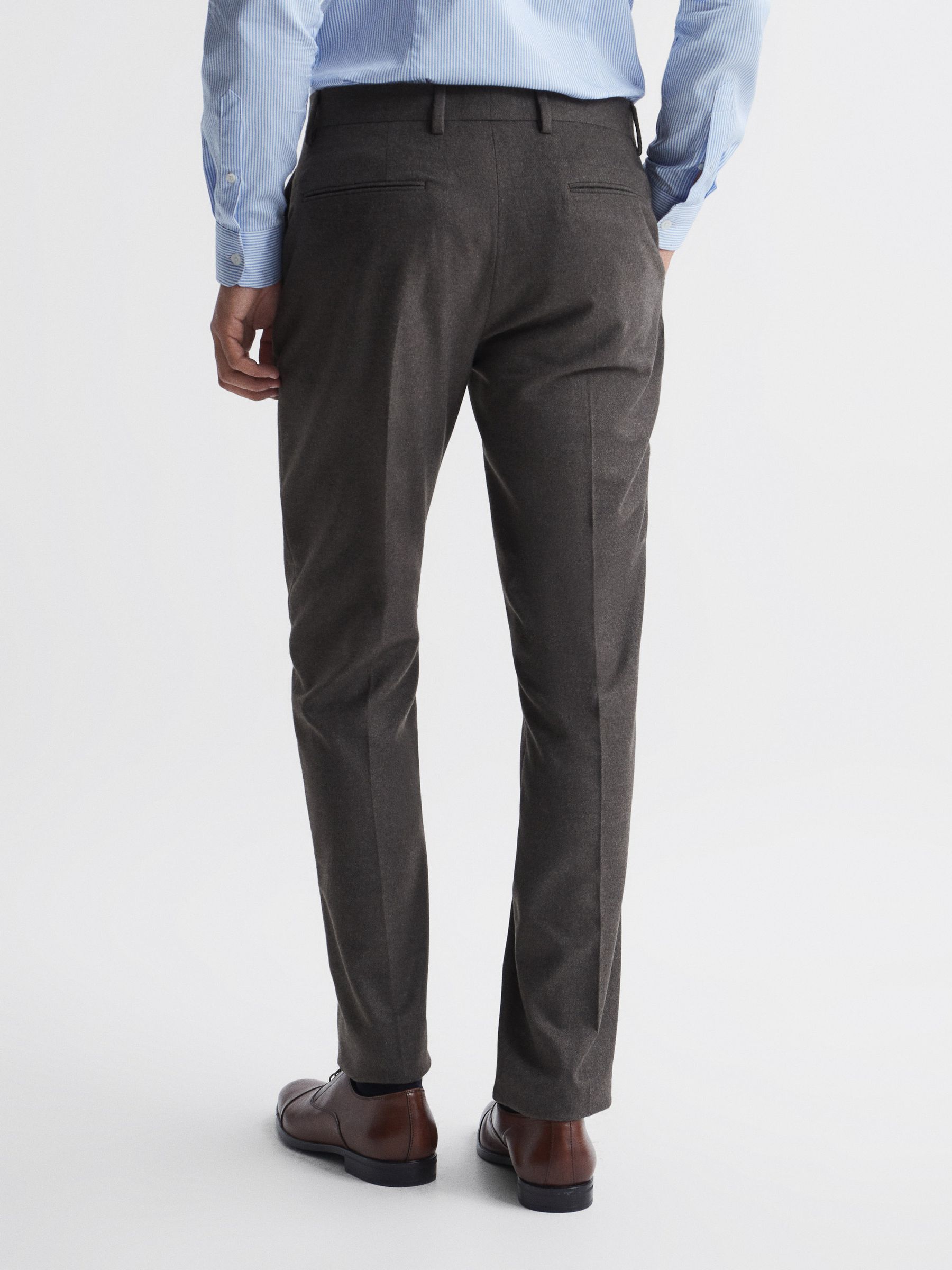 Slim Fit Chinos in Brown - Image 5 of 6